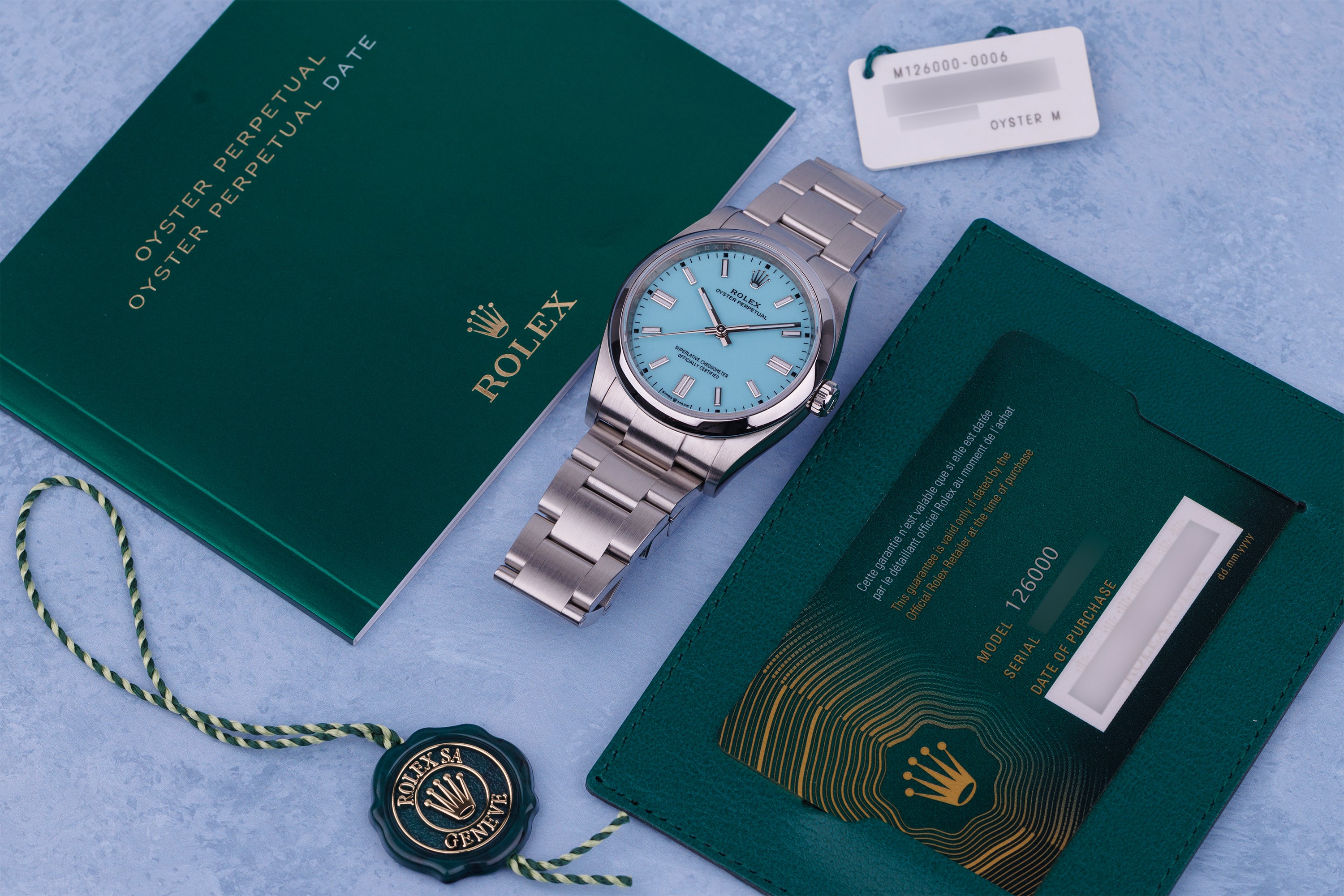 Rolex Oyster Perpetual 36mm | REF. 126000 | Tiffany Blue Dial | Box & Papers | 2023
