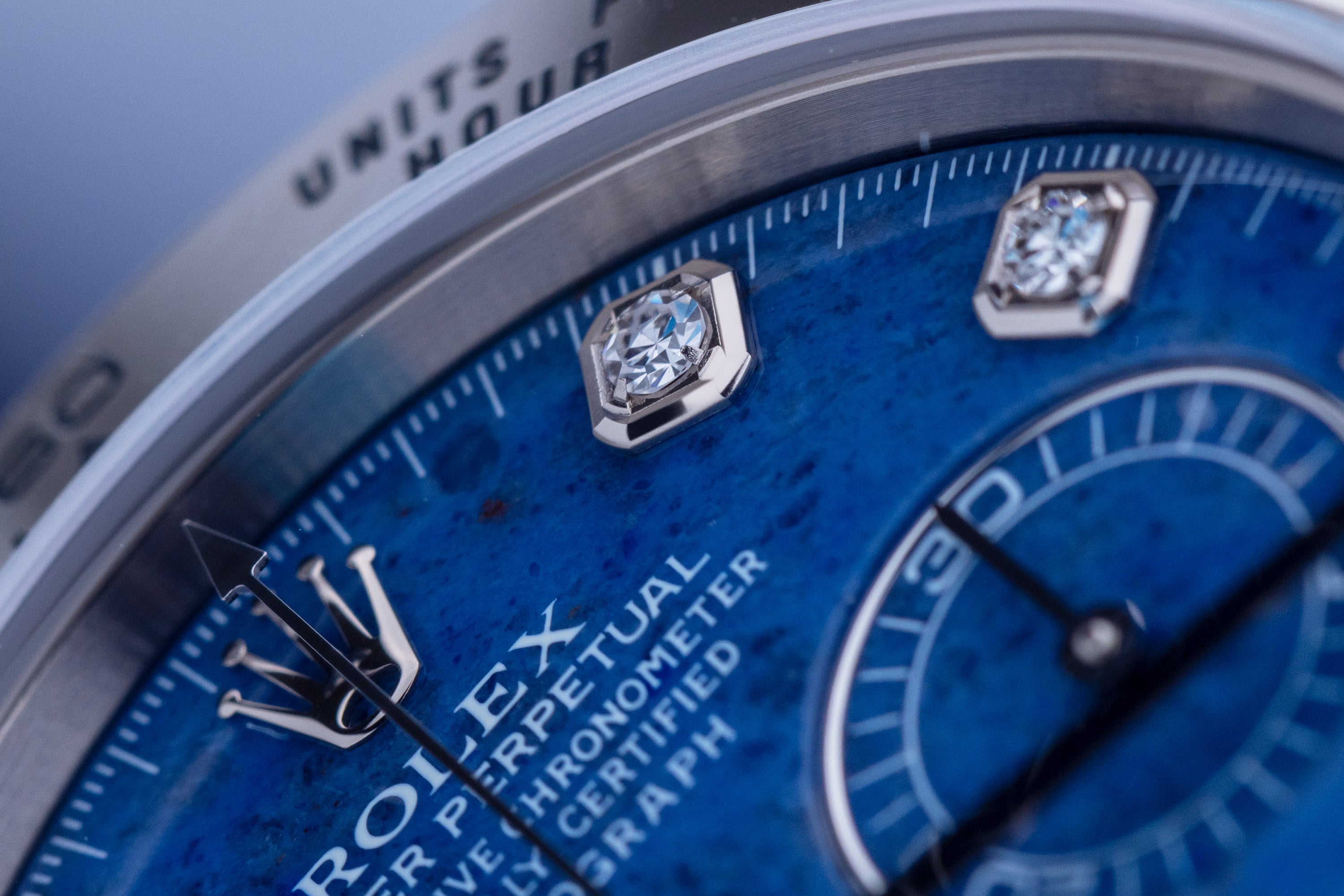 Rare Rolex Daytona | REF. 116519 | Sodalite Diamond Dial | 18K White Gold