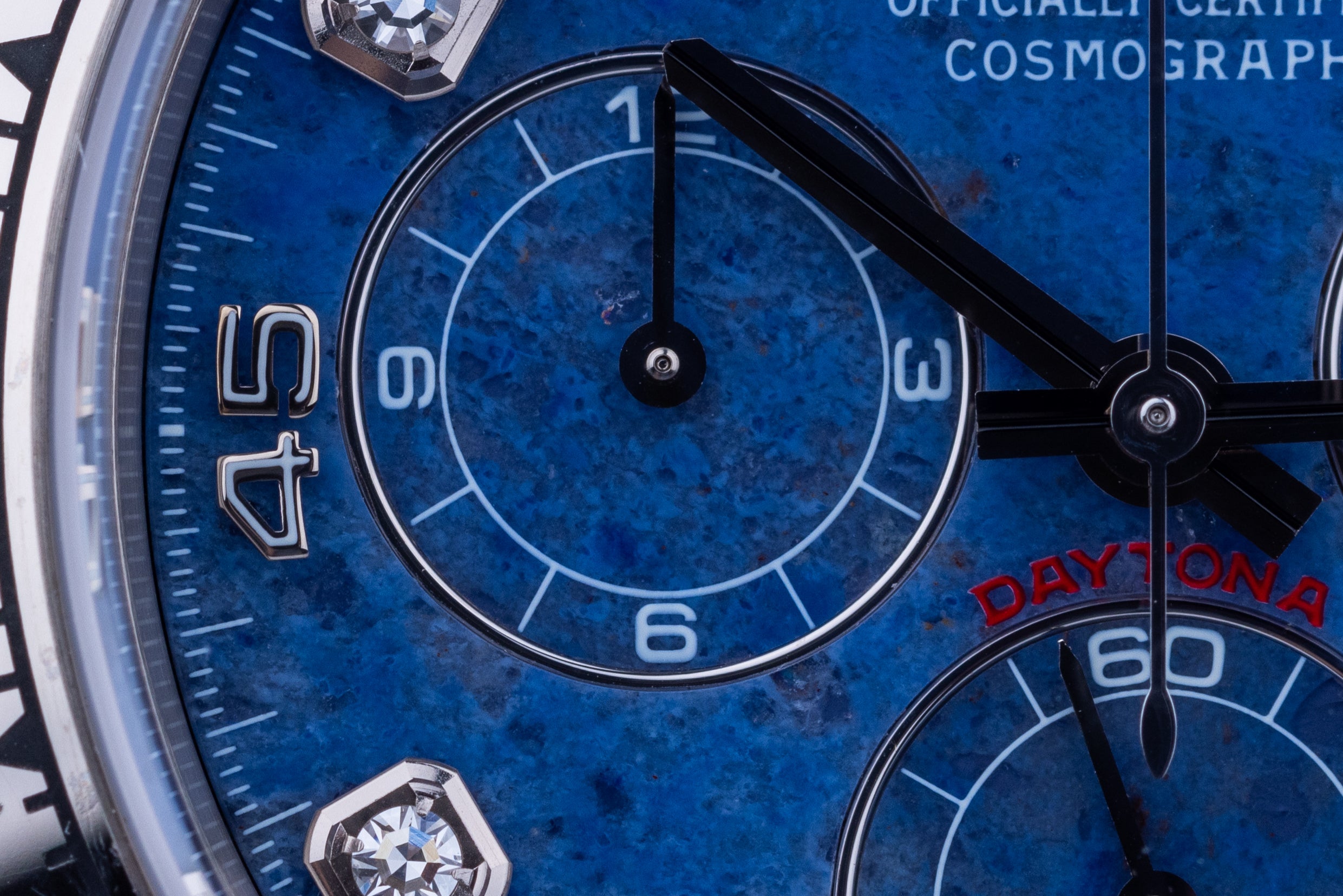 Rare Rolex Daytona | REF. 116519 | Sodalite Diamond Dial | 18K White Gold