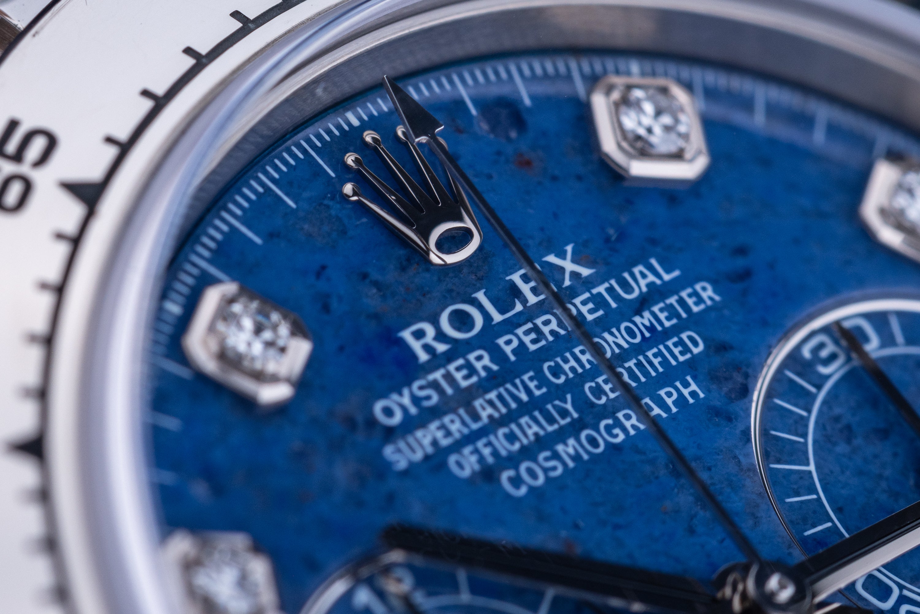 Rare Rolex Daytona | REF. 116519 | Sodalite Diamond Dial | 18K White Gold