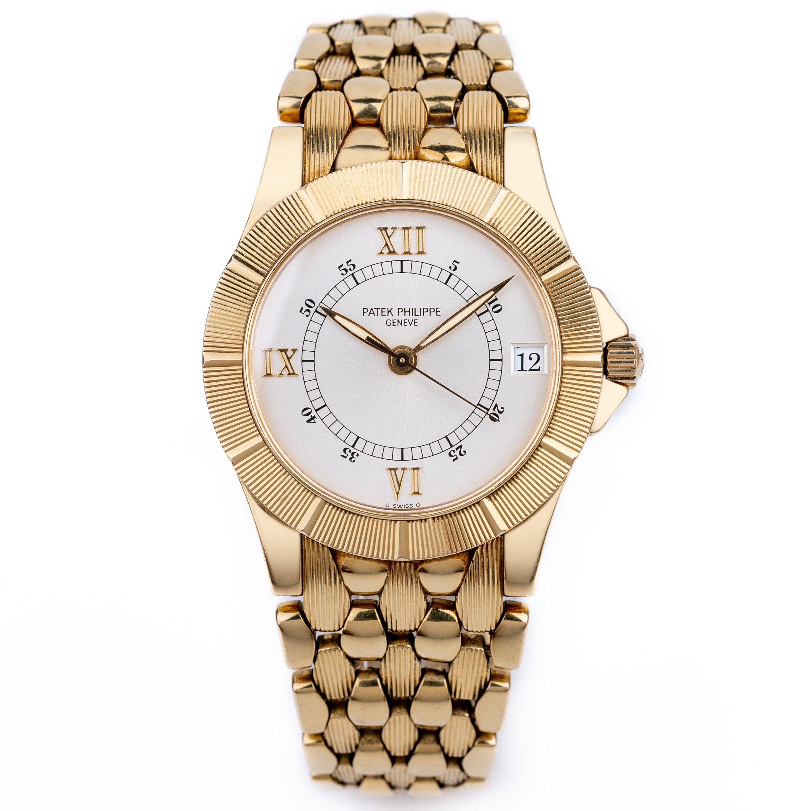 Patek Philippe Neptune | REF. 5081/1 | Sunburst Silvered Dial | 18k Yellow Gold | 1996 | Extract from the Archives