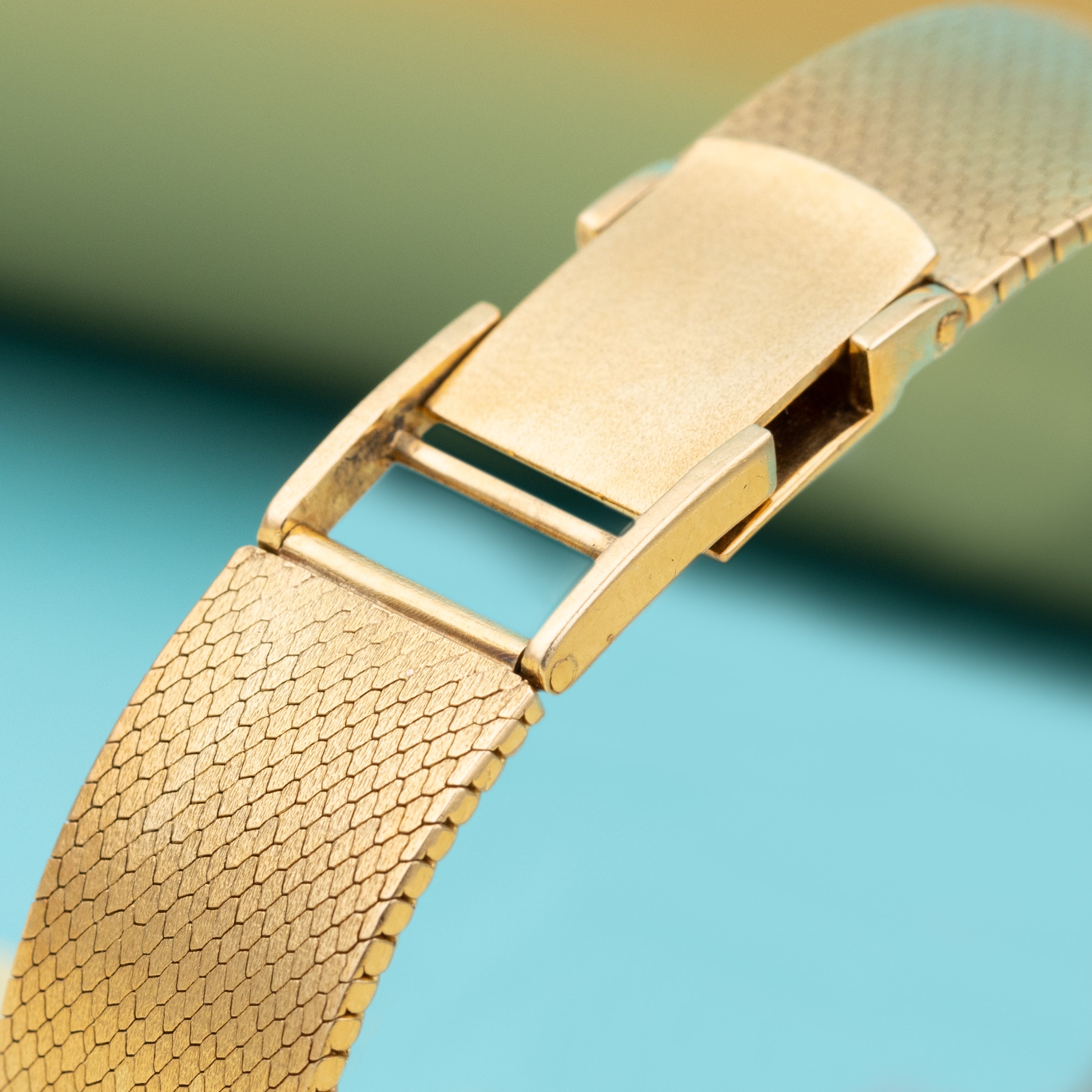 Chopard | REF. 5053 1 | Rare Opal Dial & Large Diamond Bezel | Oblong Case | 18k Yellow Gold | 1970s