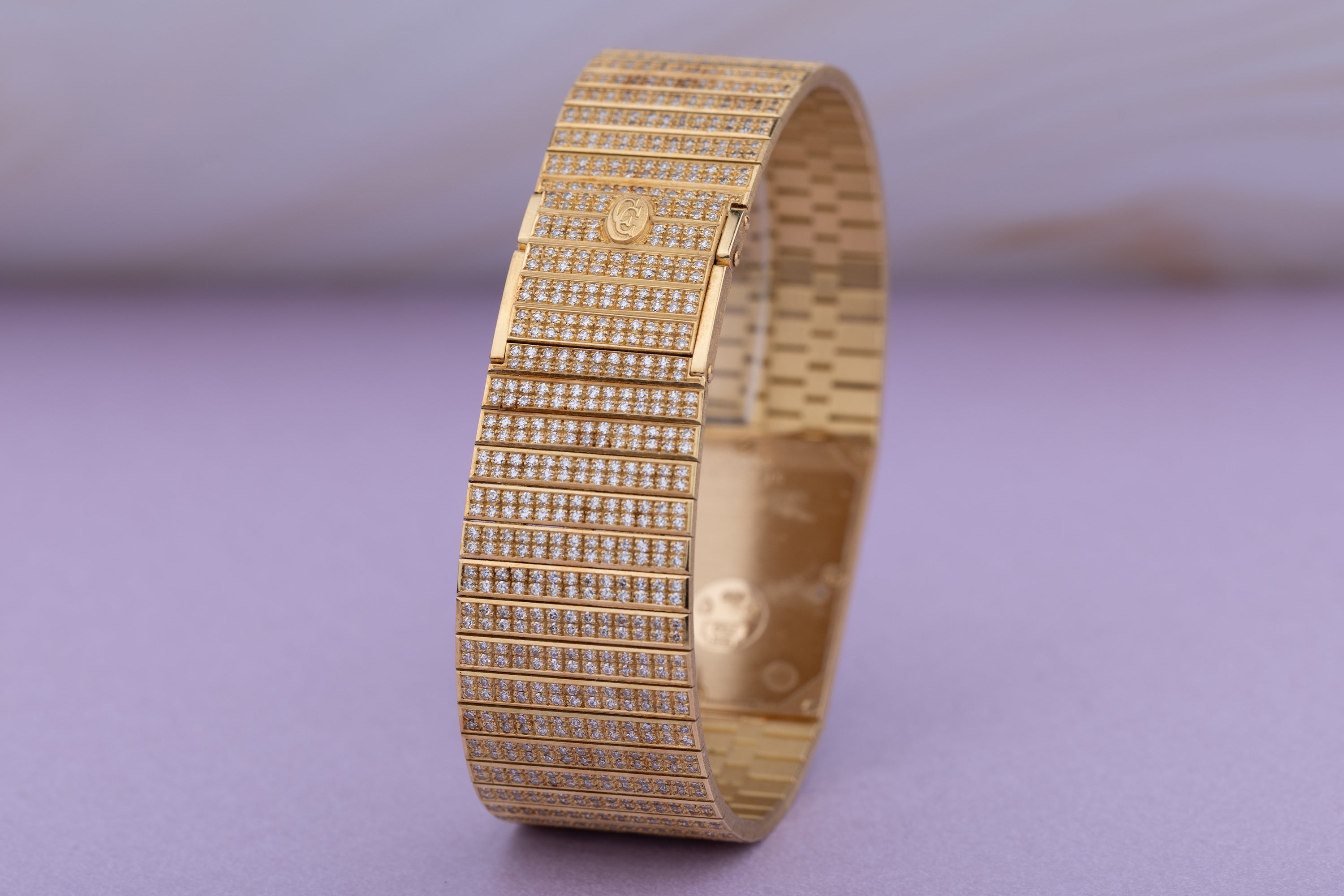 Concord Delirium | REF. 51 77 615 | Pave Diamond Bracelet & Bezel | Quartz | 18k Yellow Gold | 24.5mm | 1980s