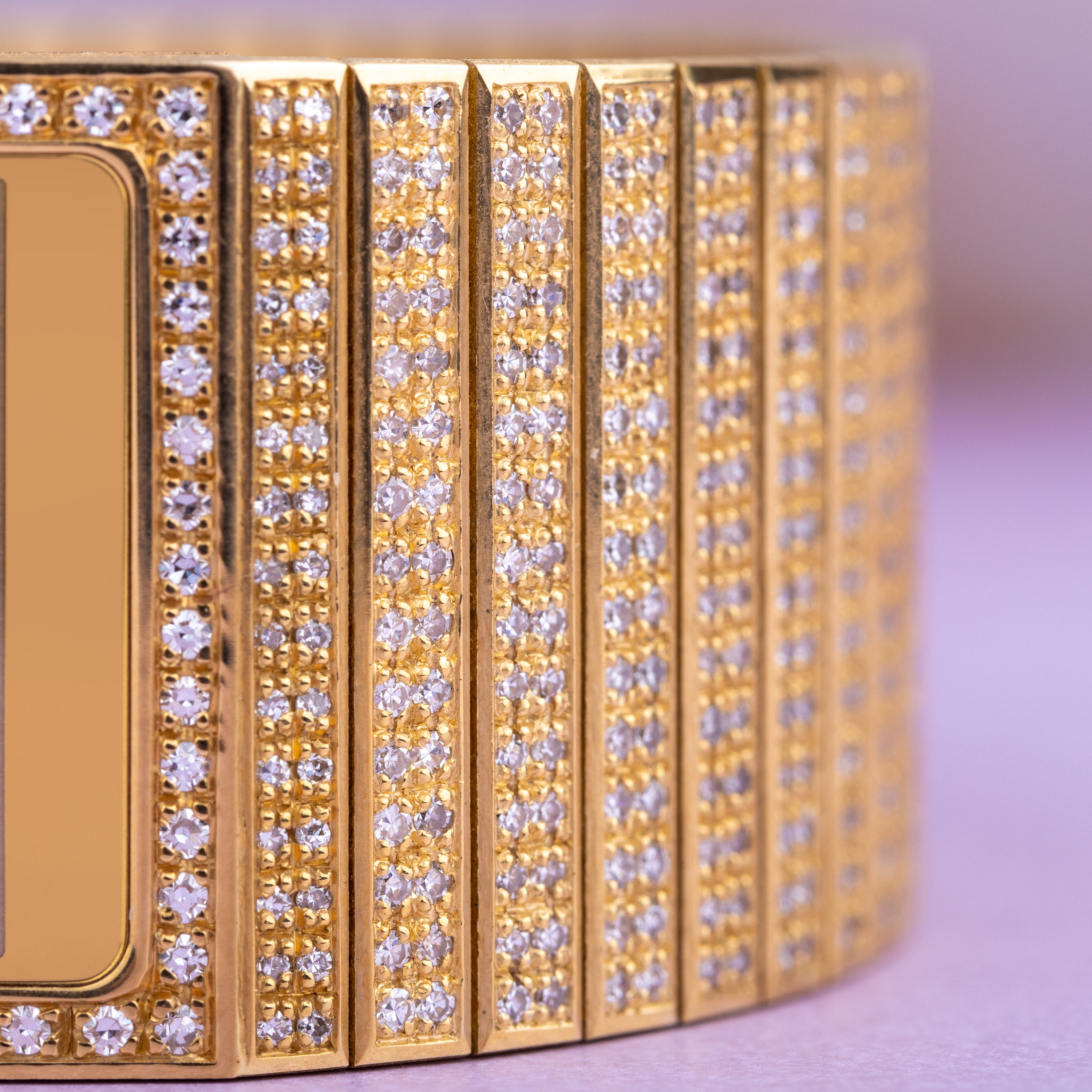 Concord Delirium | REF. 51 77 615 | Pave Diamond Bracelet & Bezel | Quartz | 18k Yellow Gold | 24.5mm | 1980s