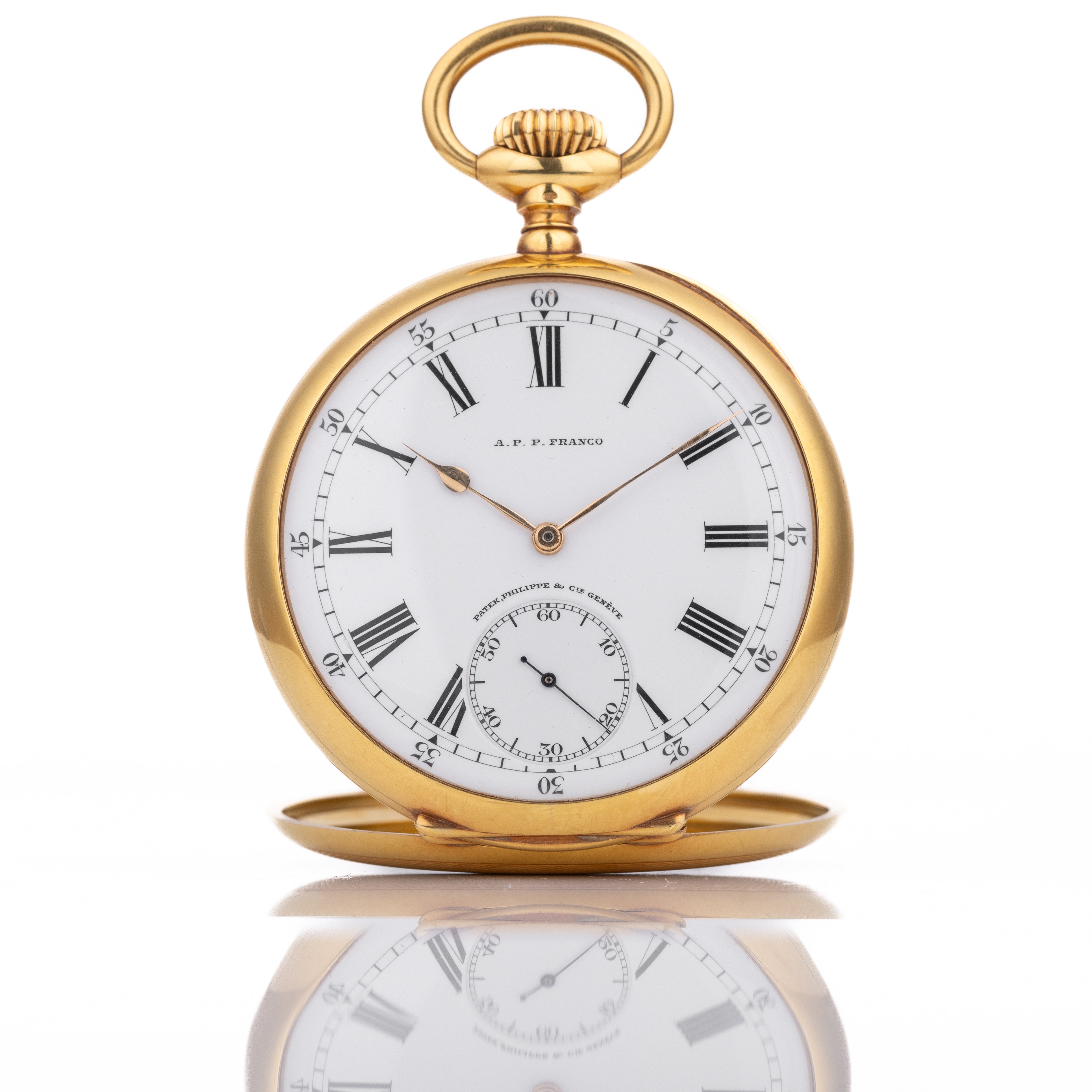 Patek Philippe Chronometro Gondolo Pocket Watch | 'Patek, Philippe & Cie Geneve' | 18k Yellow Gold | 56mm