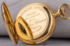Patek Philippe Chronometro Gondolo Pocket Watch | 'Patek, Philippe & Cie Geneve' | 18k Yellow Gold | 56mm