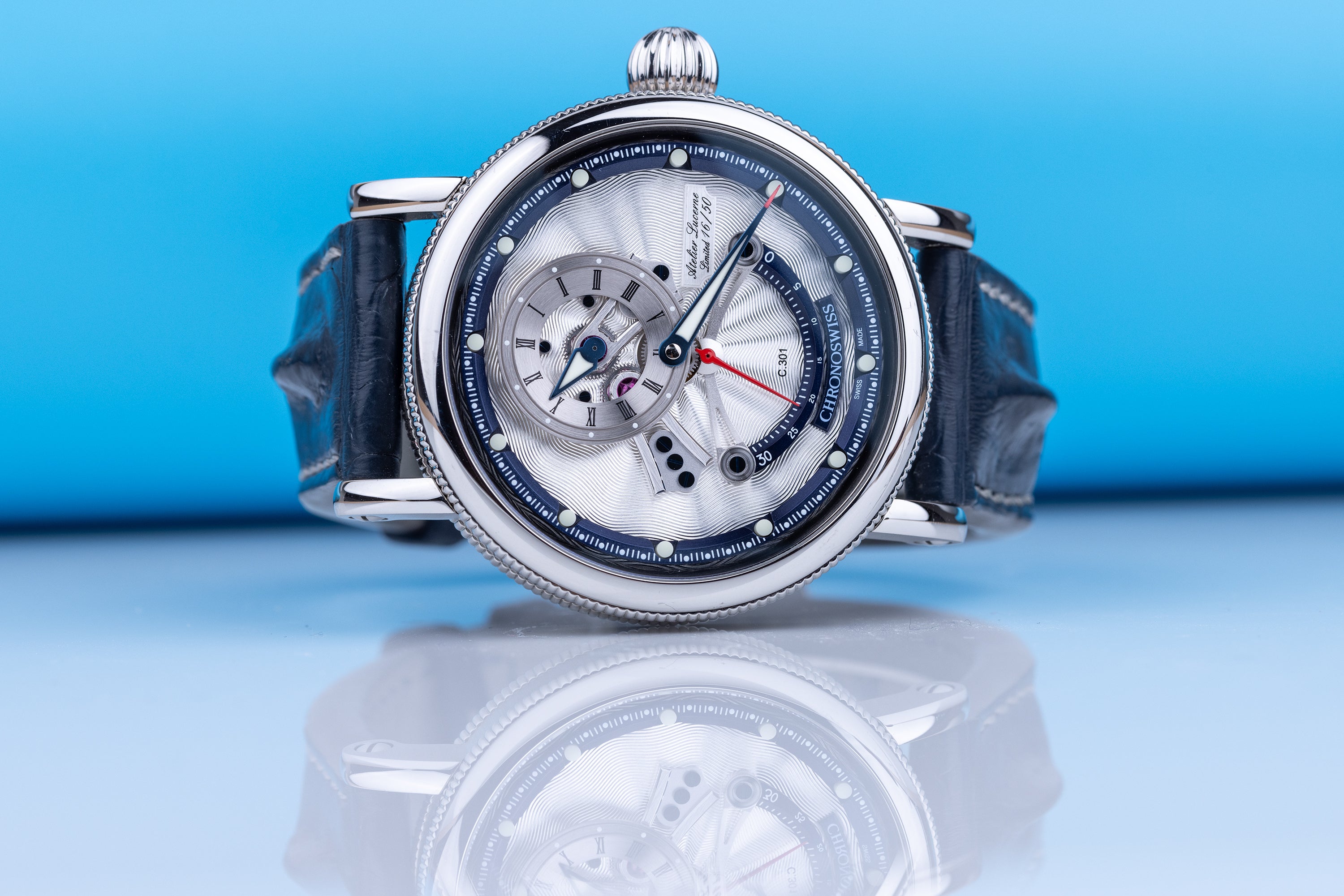 Chronoswiss Flying Grand Regulator Open Gear Retrograde Second | 'ReSec' | REF. CH-6923-SIBL | Limited 50 Pieces | Stainless Steel