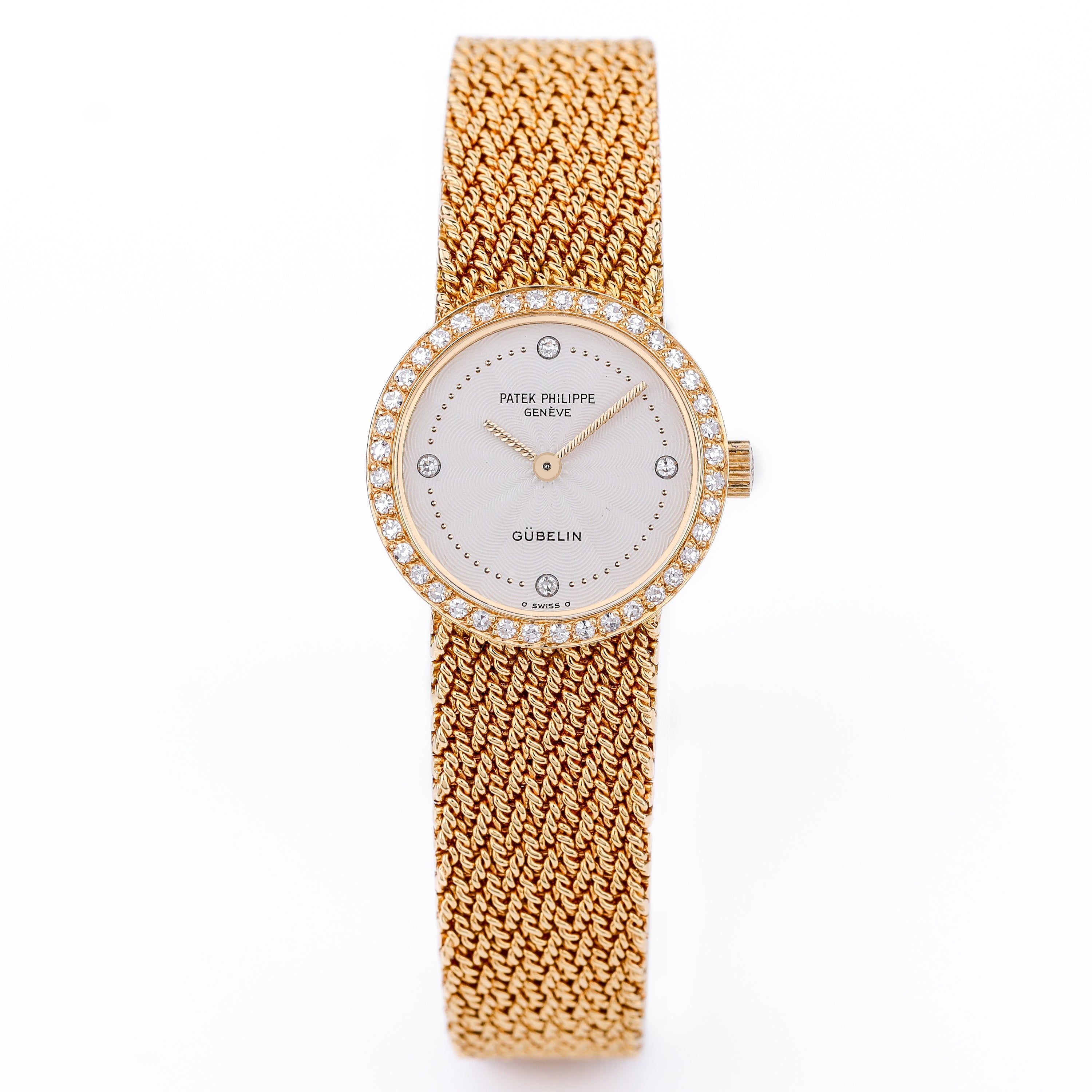 Patek Philippe Calatrava Gübelin | REF. 4522/001 | Cream Diamond Dial | 18k Yellow Gold