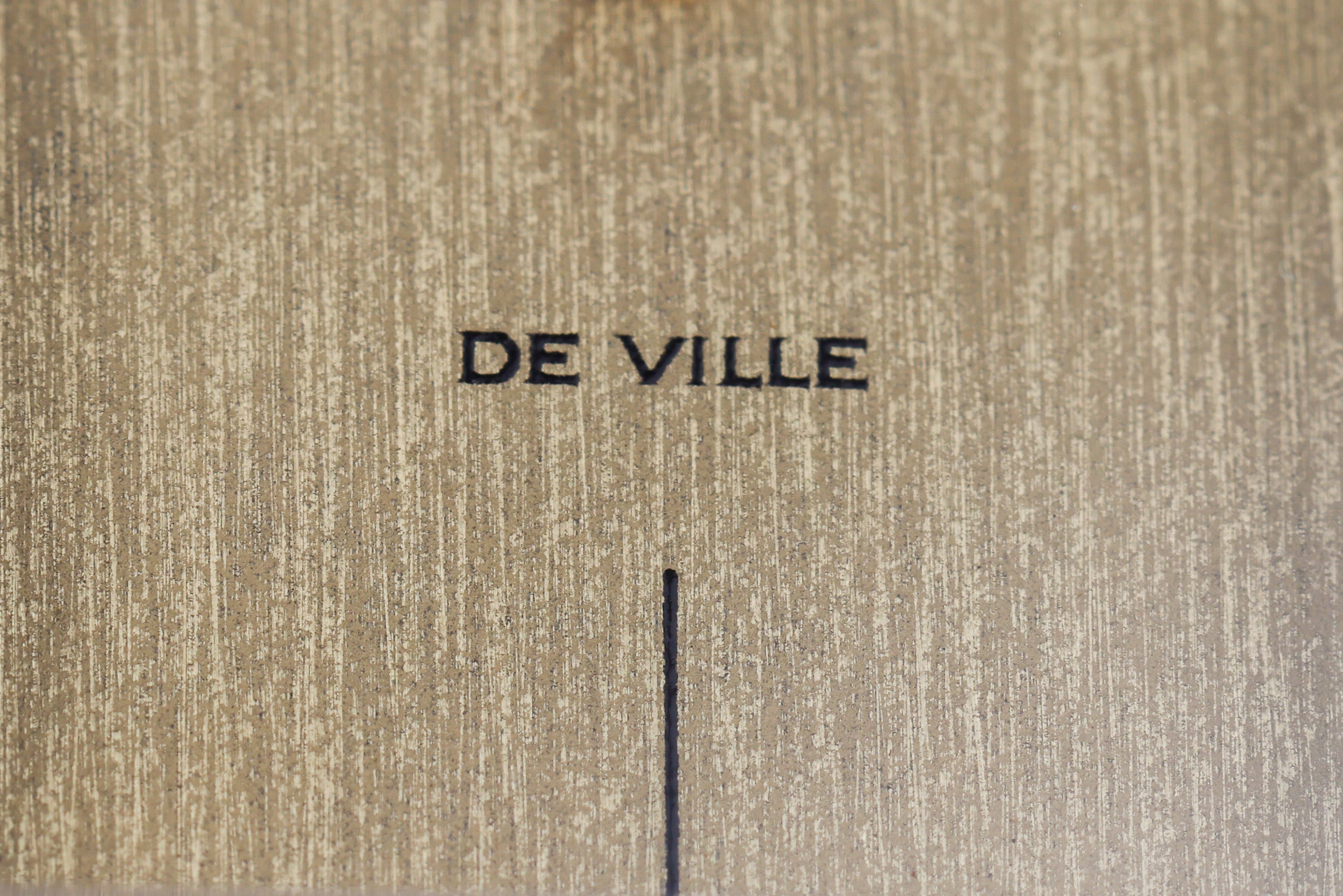 Omega De Ville 'Emerald' Collection | REF. 8271 | Gold Dial | Emerald-Cut Raised Glass | Oblong Case | Circa 1970s | 18k Yellow Gold