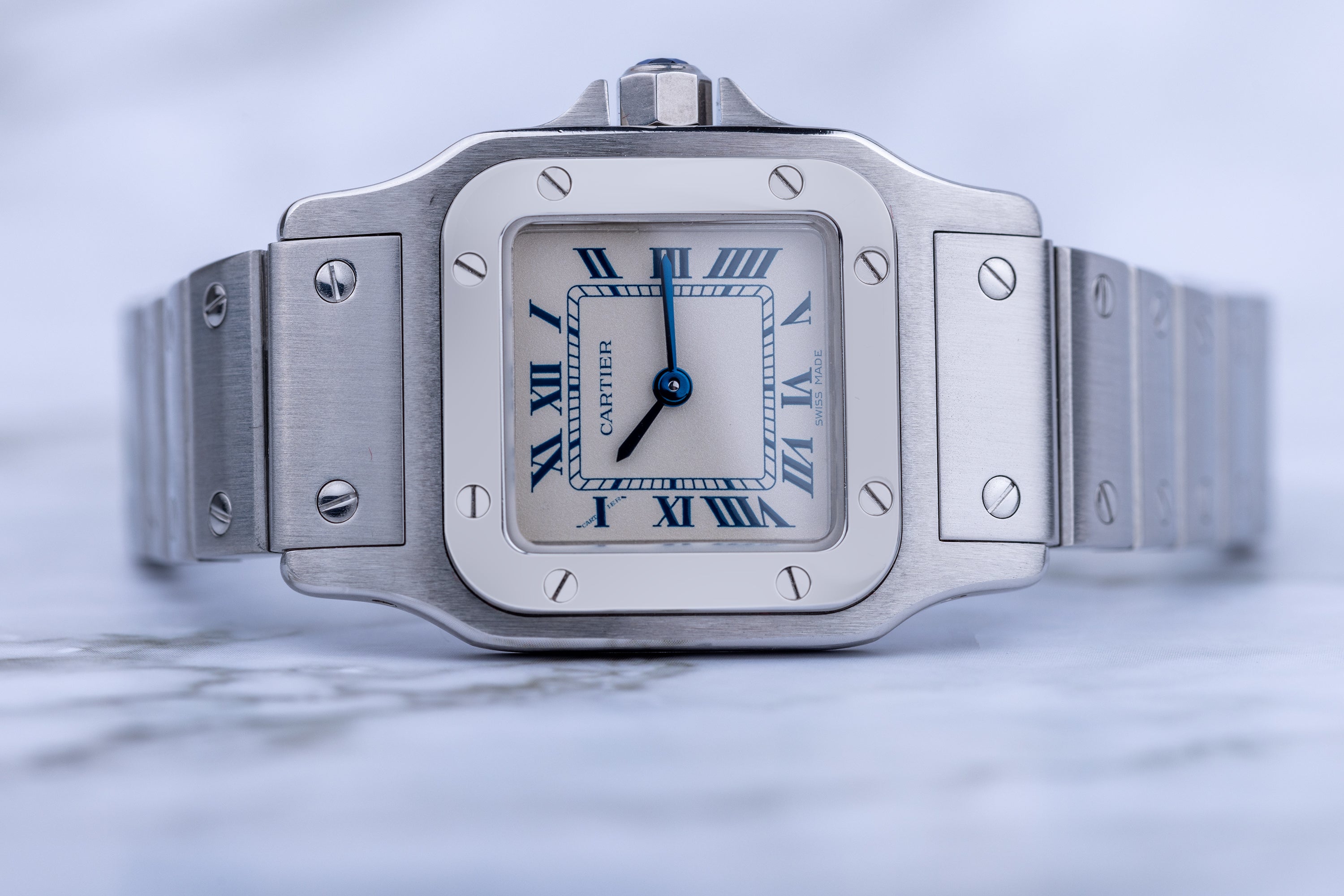 Cartier Santos Galbee | REF. 1565 | Stainless Steel | 24mm | Quartz | Cartier 2023 Service & 2 Year Warranty