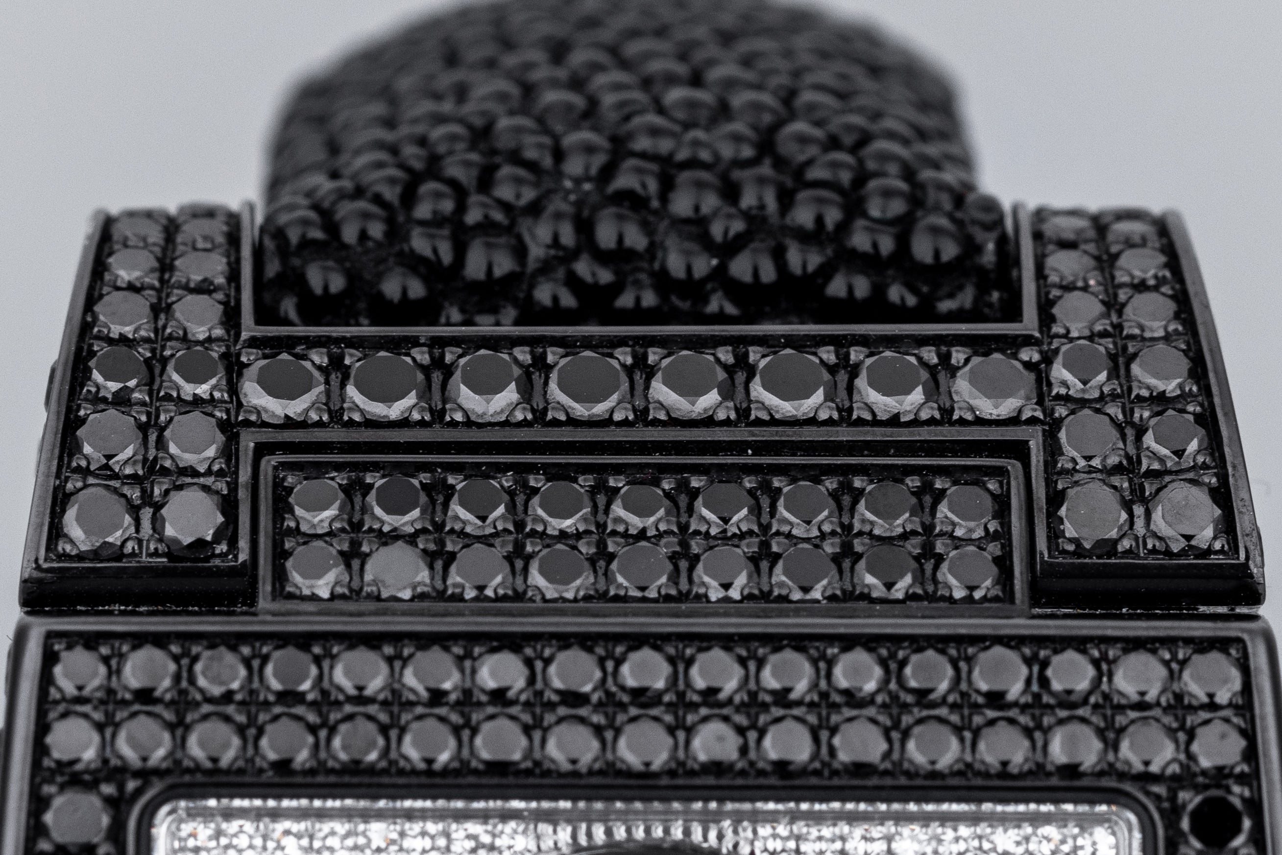 De Grisogono Instrumentino | Pave White & Black Diamonds | 18k White Gold