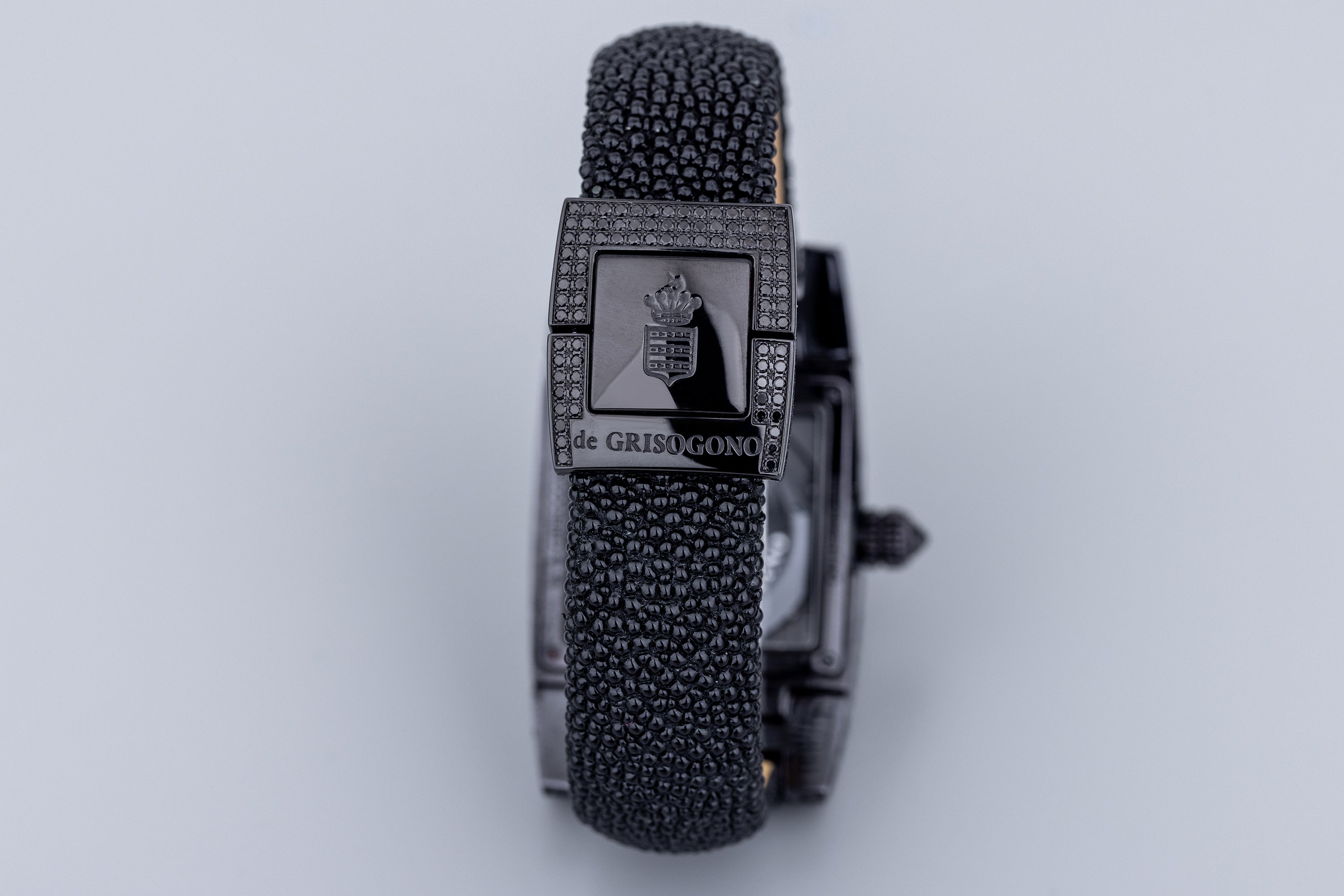 De Grisogono Instrumentino | Pave White & Black Diamonds | 18k White Gold