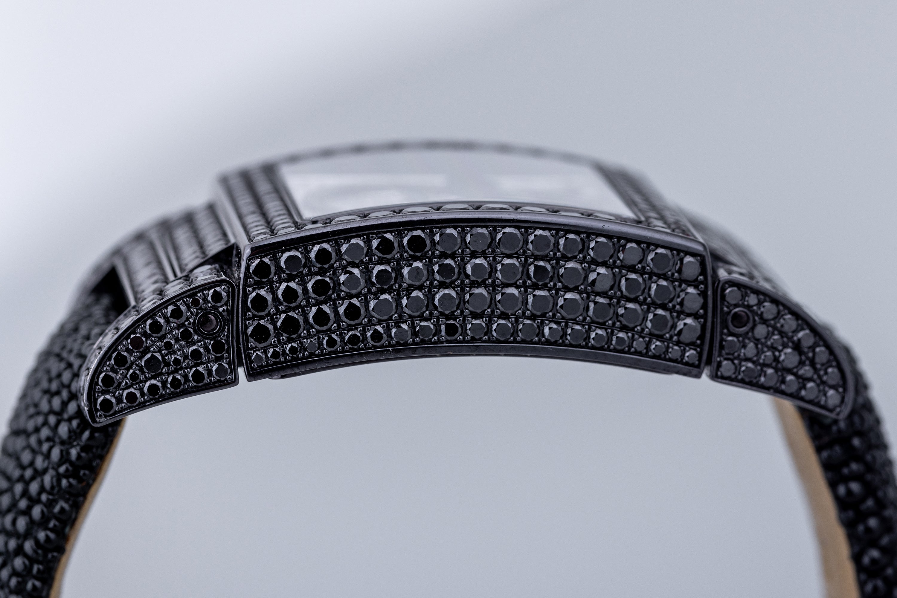De Grisogono Instrumentino | Pave White & Black Diamonds | 18k White Gold