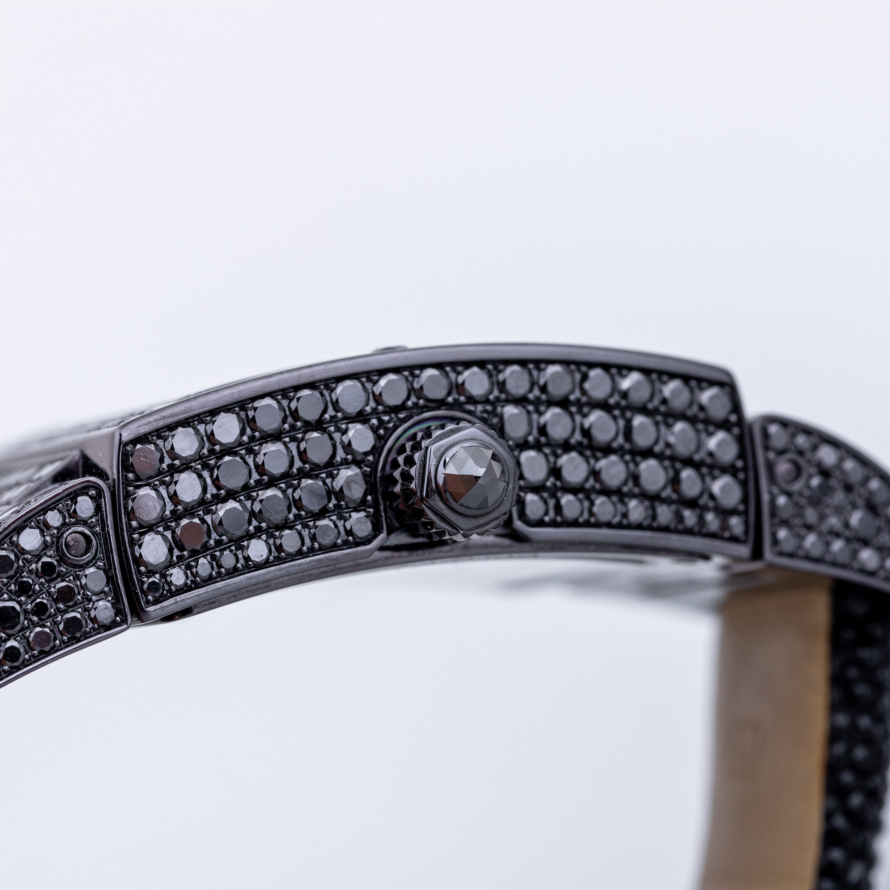 De Grisogono Instrumentino | Pave White & Black Diamonds | 18k White Gold
