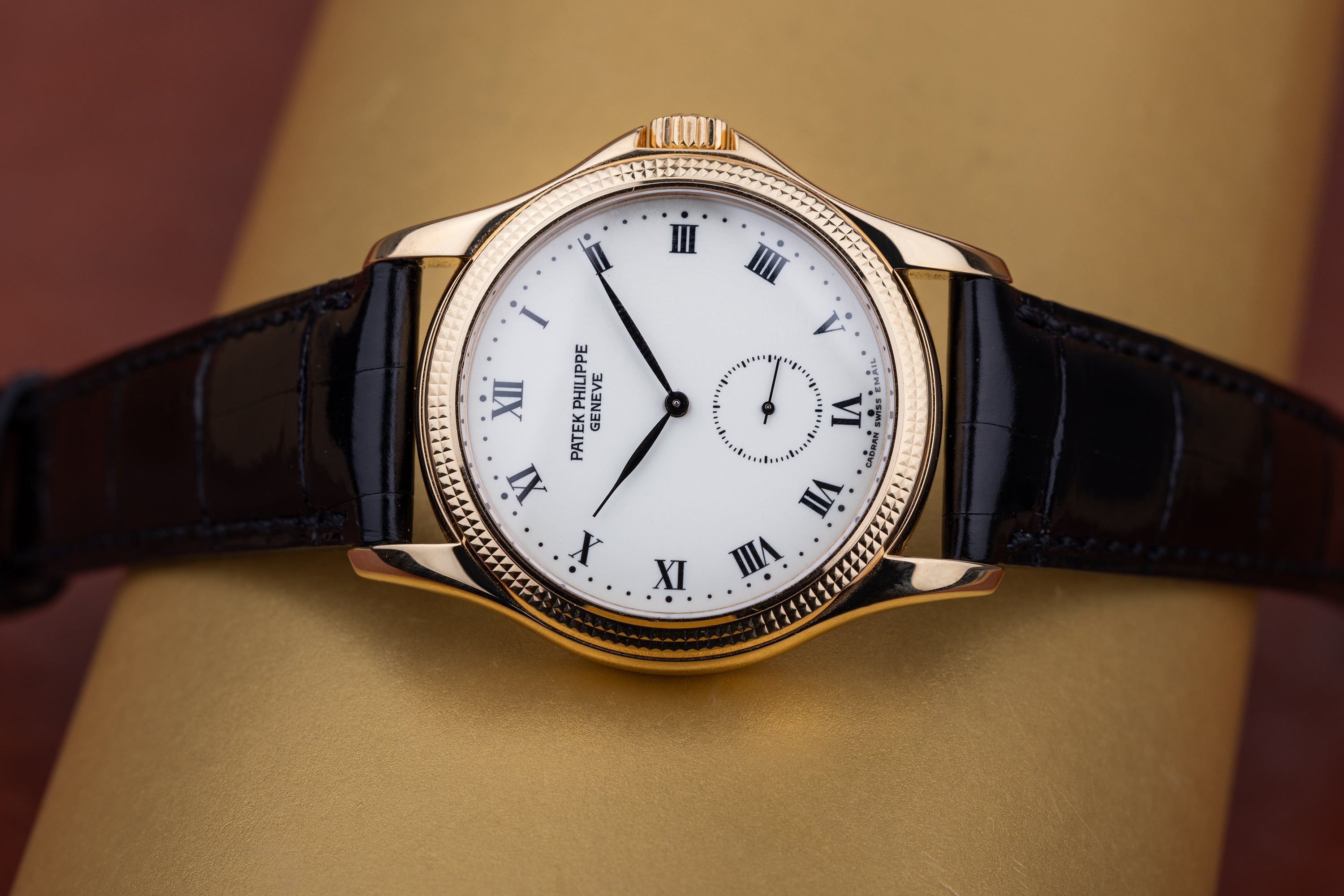 Patek Philippe Calatrava | REF. 5115J | White Enamel Dial | 18k Yellow Gold