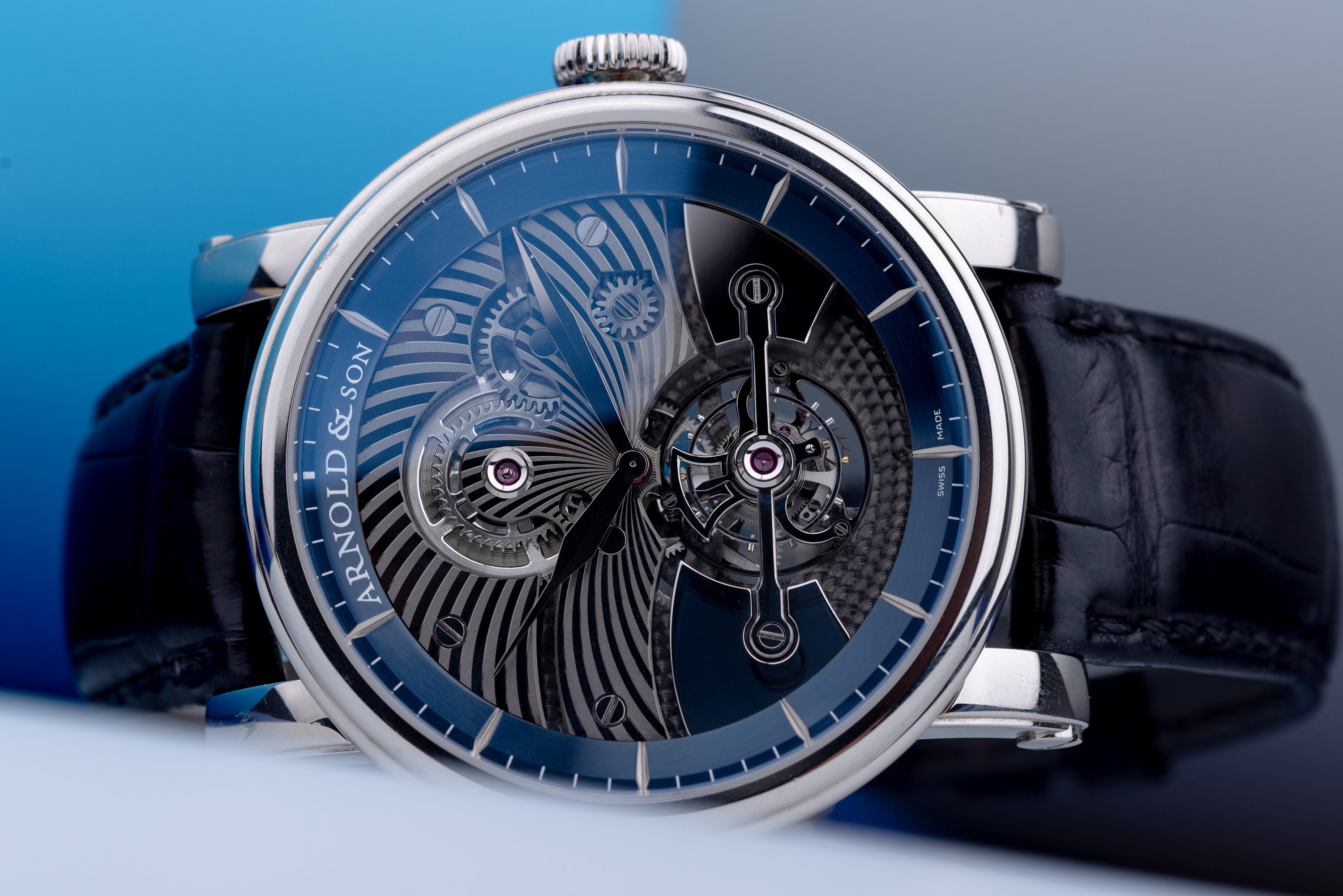 Arnold & Son Tourbillon | Limited 25 Pieces | 18k White Gold | 45mm