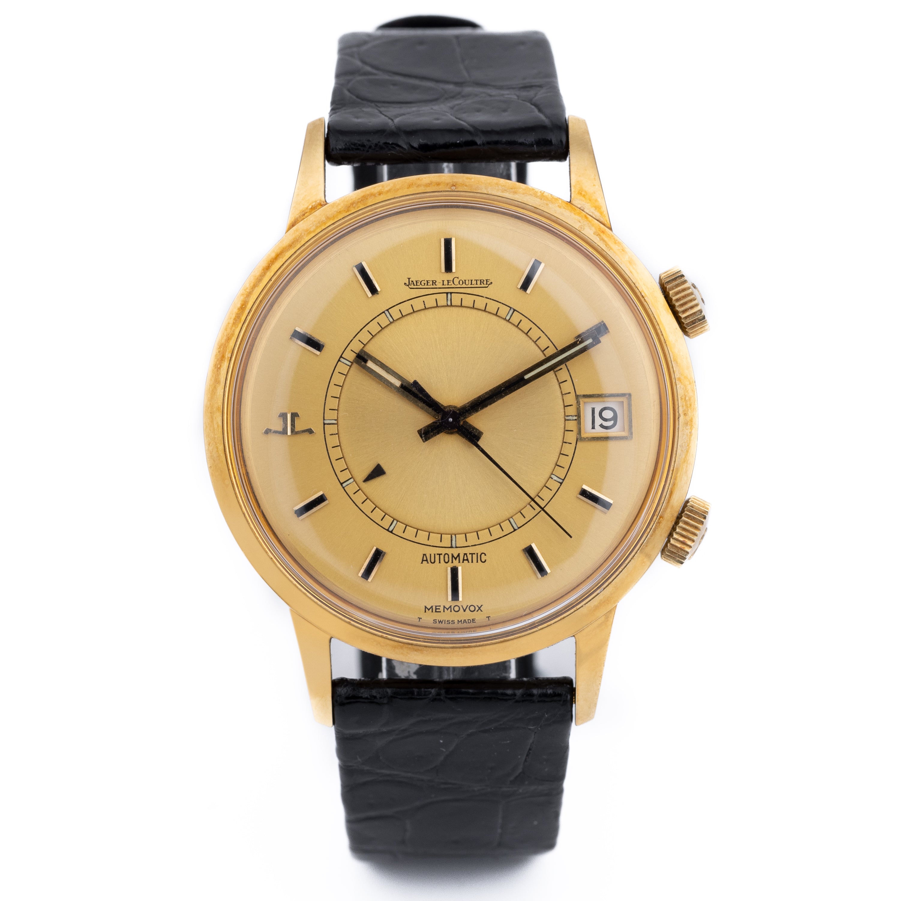 New Old Stock: Jaeger-LeCoultre Memovox | REF. 875.21 | 18k Yellow Gold | 1970s