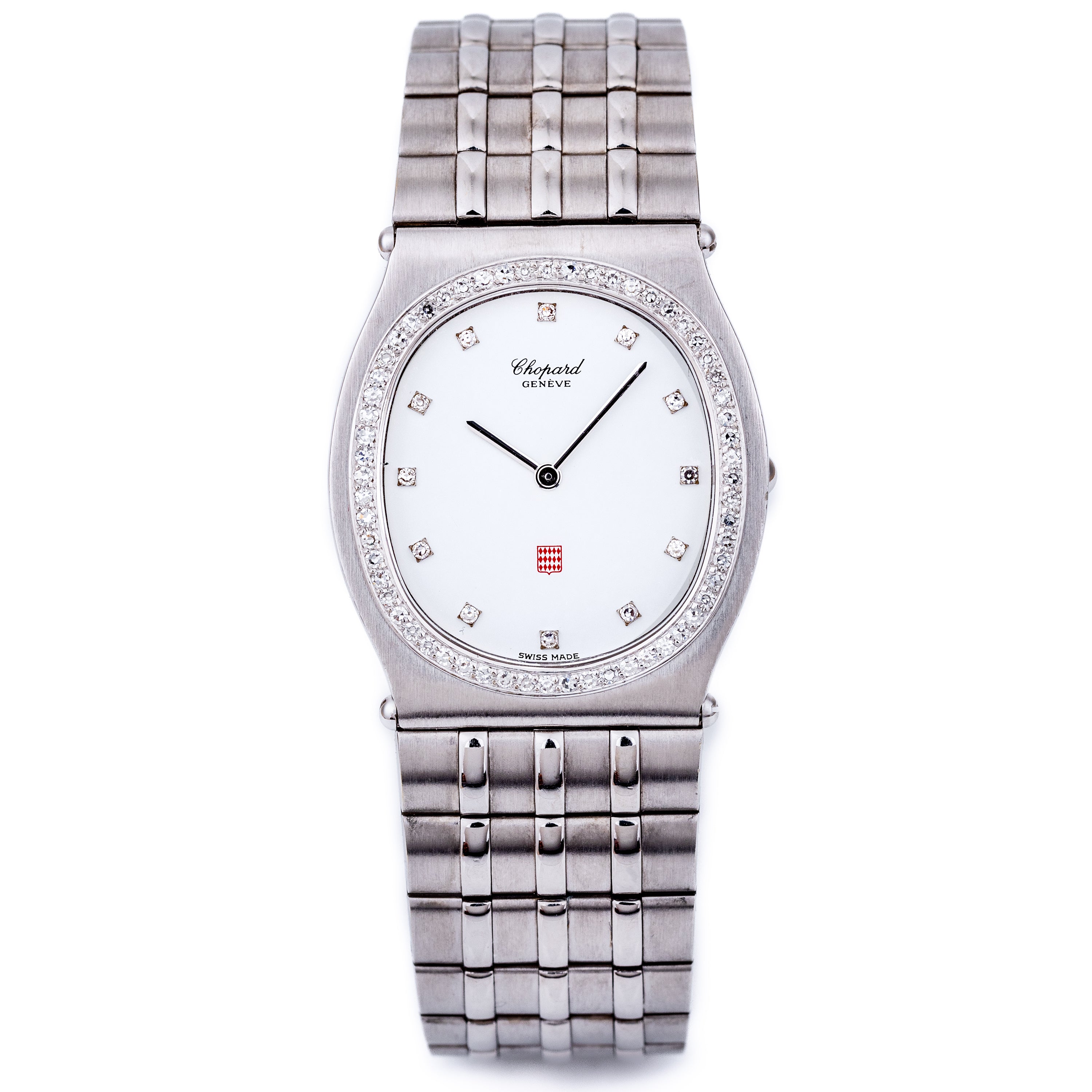 Chopard Monte-Carlo | 18k White Gold | Diamond Bezel & Hours