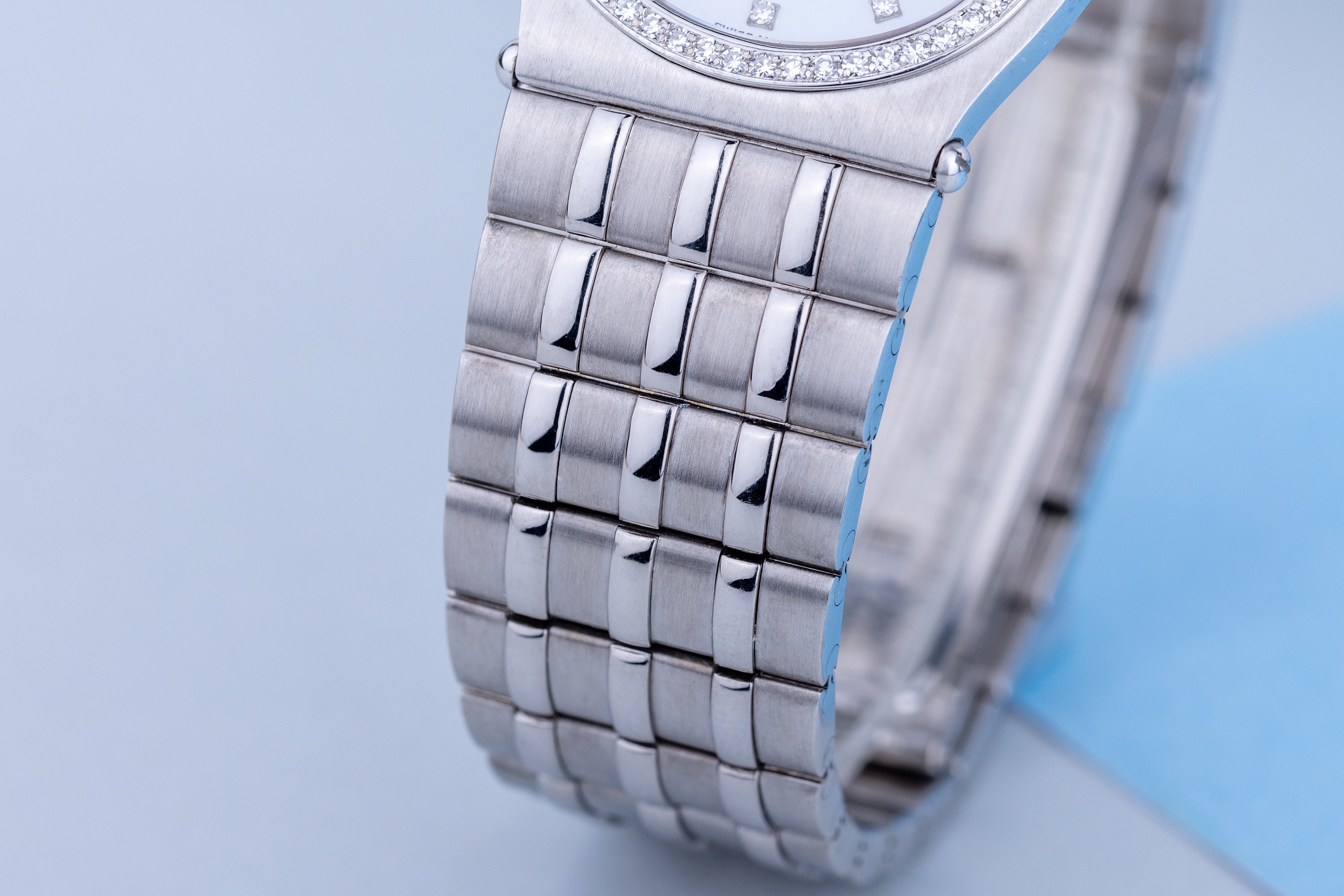 Chopard Monte-Carlo | 18k White Gold | Diamond Bezel & Hours