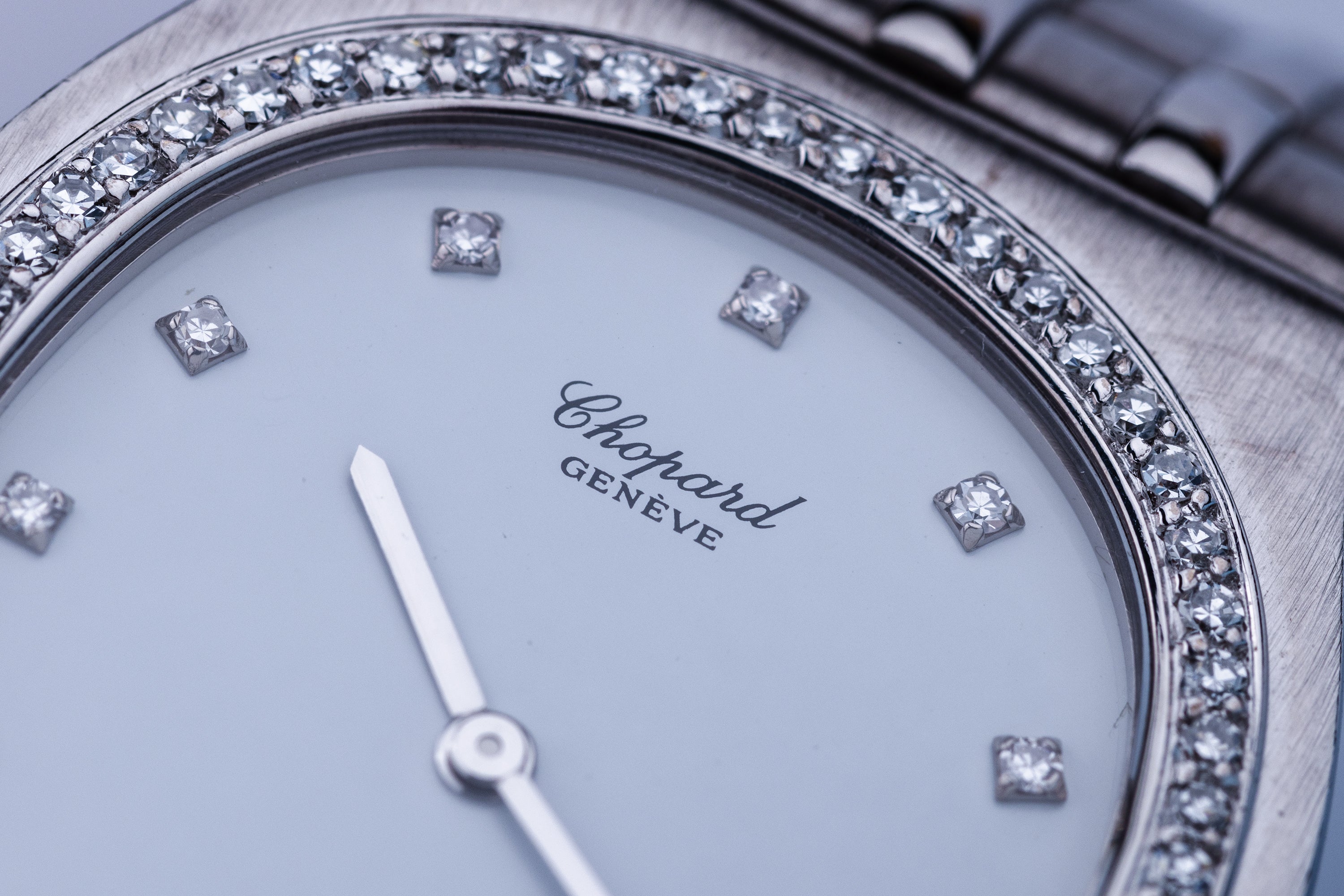 Chopard Monte-Carlo | 18k White Gold | Diamond Bezel & Hours