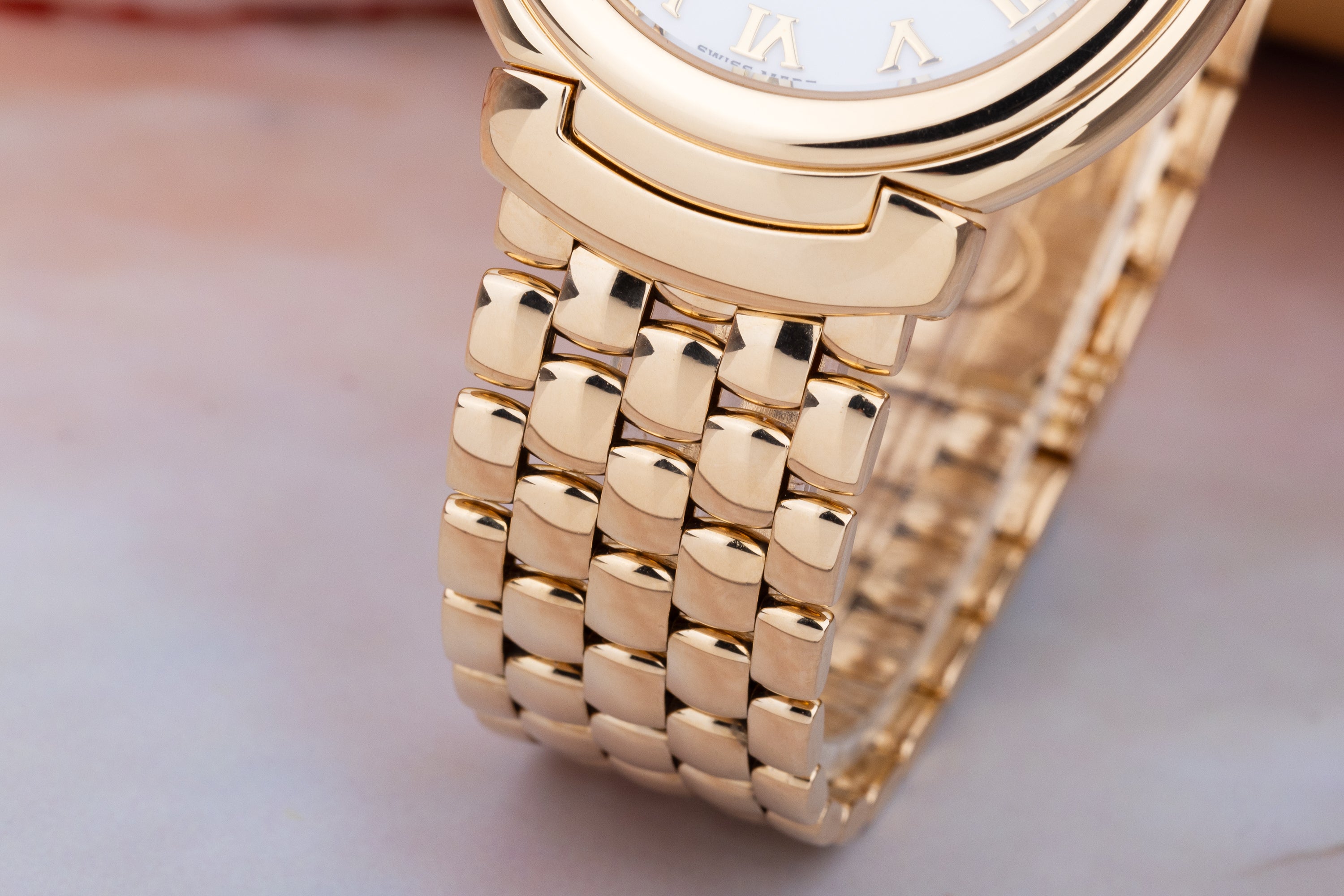 Rolex Cellini | REF. 6623 | White Porcelain Dial | Roman Numerals | 37mm | 18k Yellow Gold | 1990