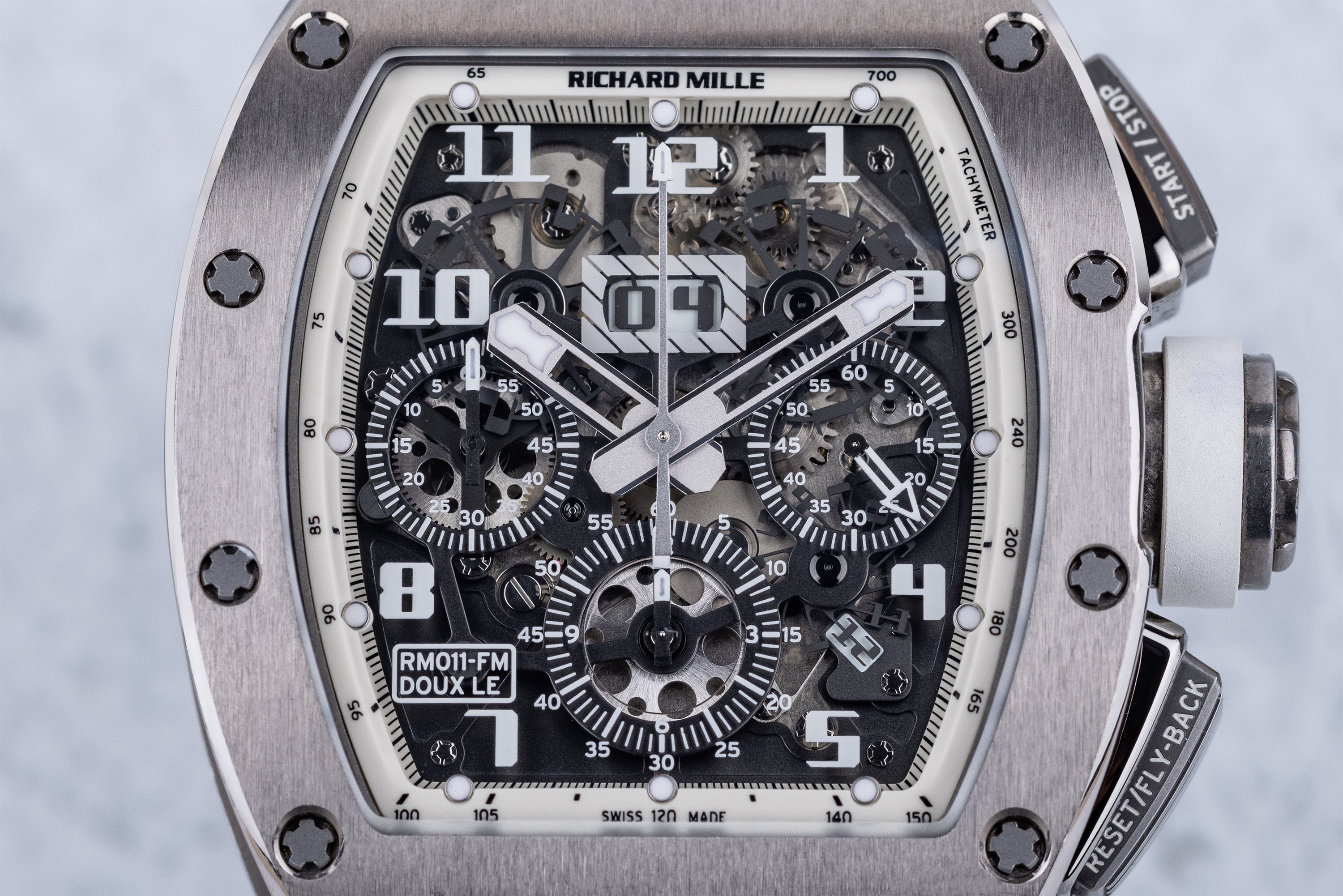 Richard Mille | REF. RM11-FM DOUX LE | Limited 12 Pieces - Felipe Massa | Titanium & 18k White Gold | Box & Papers | 2012