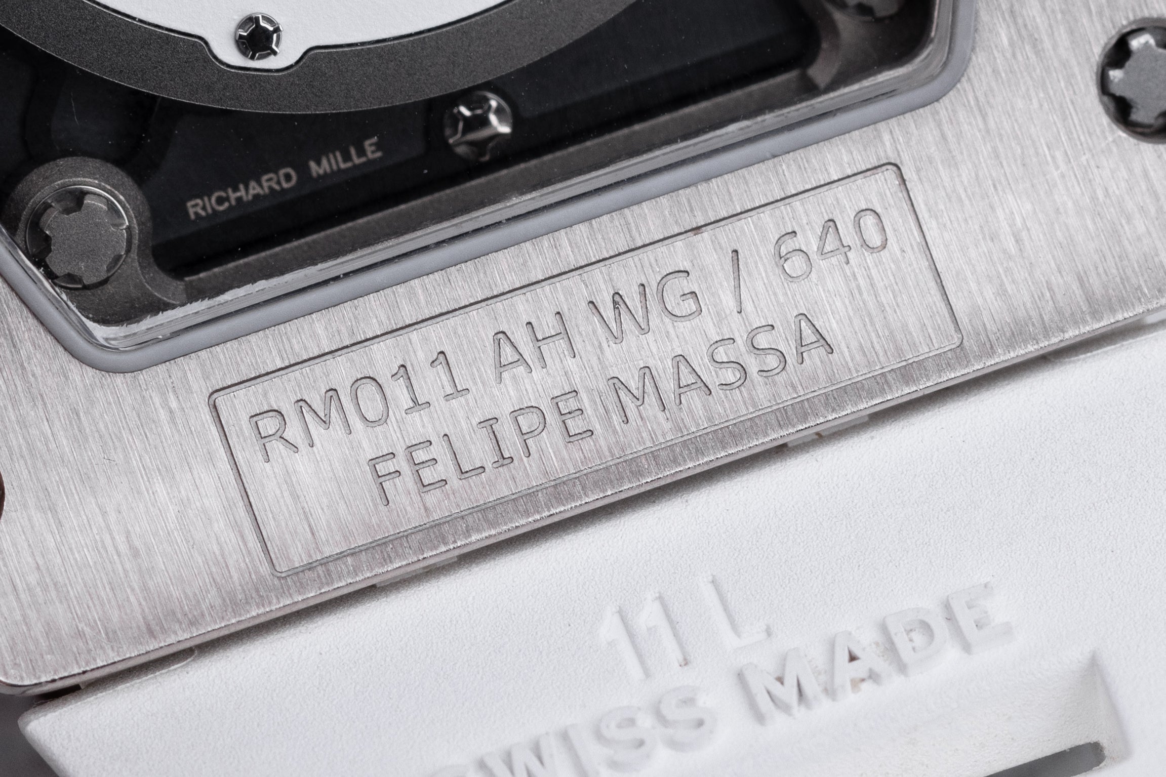 Richard Mille | REF. RM11-FM DOUX LE | Limited 12 Pieces - Felipe Massa | Titanium & 18k White Gold | Box & Papers | 2012