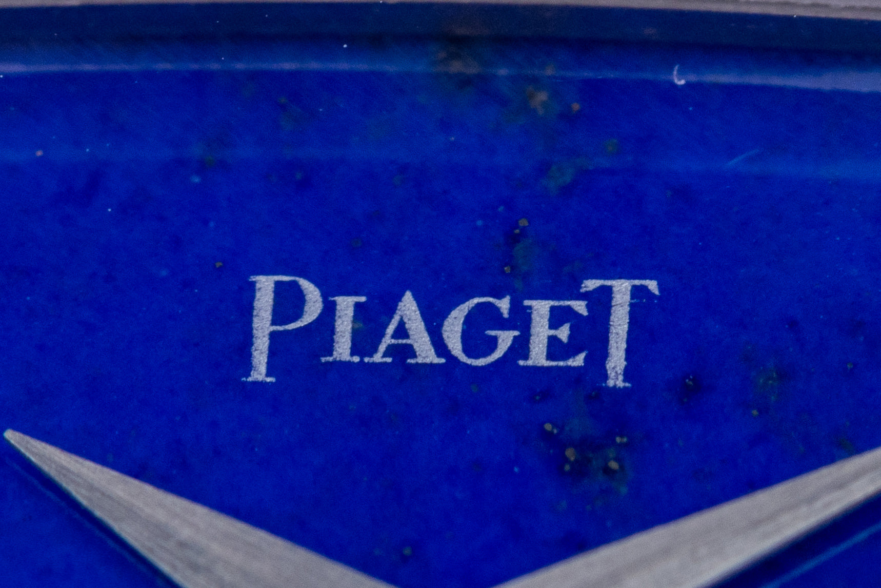 Rare 1970's Piaget | REF. 9665 H 6 | Lapis Lazuli Dial | Baguette Diamond Bezel & Bracelet Lining | 18k White Gold | 31.5mm