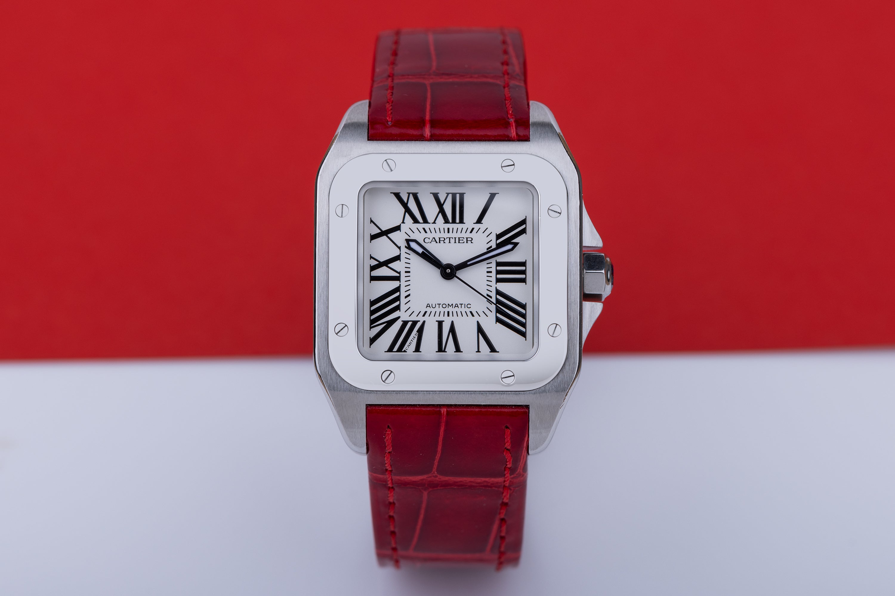 Cartier Santos 100 | REF. 2878 | 33mm | Stainless Steel | Cartier 2023 Service & 2 Year Warranty