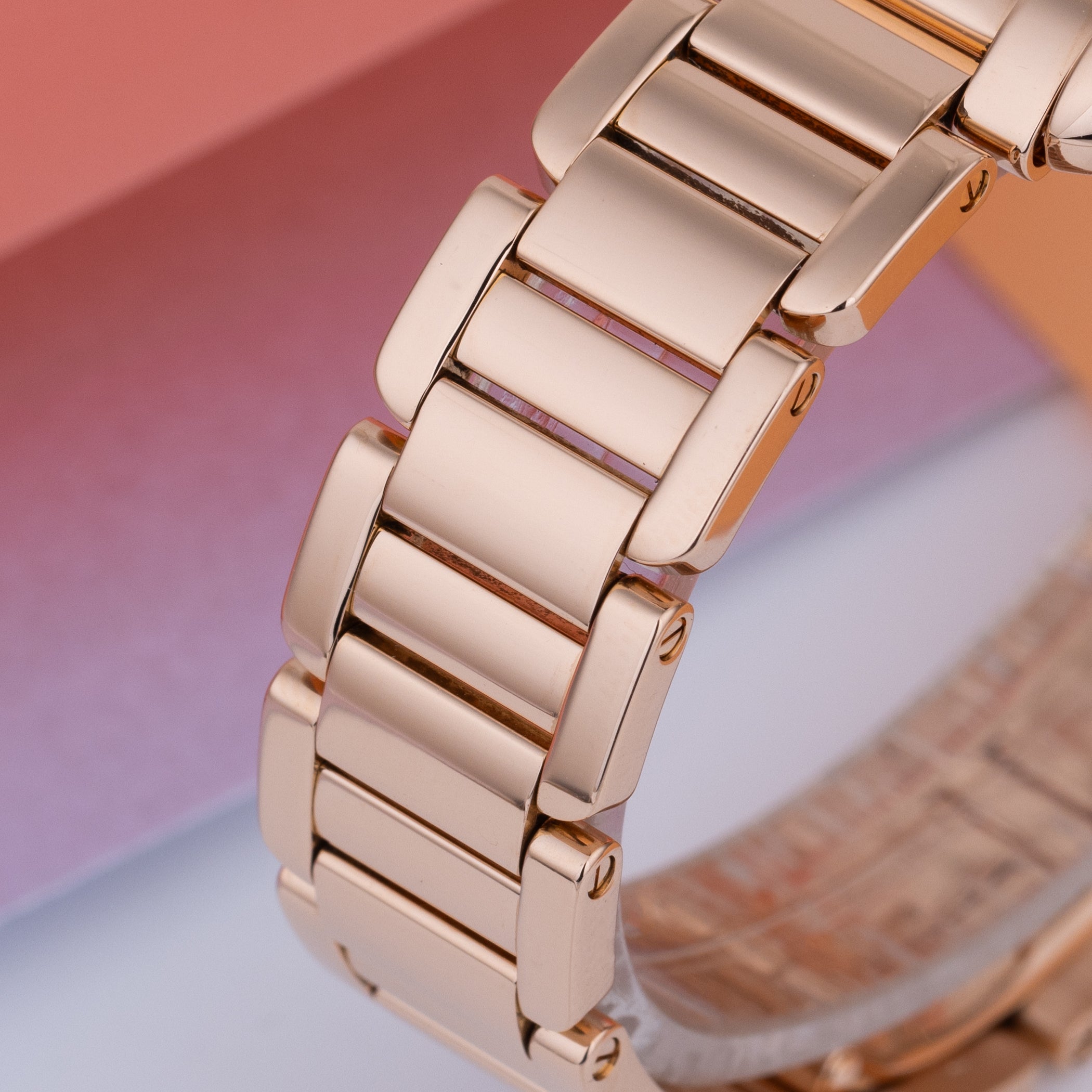 Cartier Tank Anglaise | REF. 3580 | 18k Rose Gold | 22.7mm