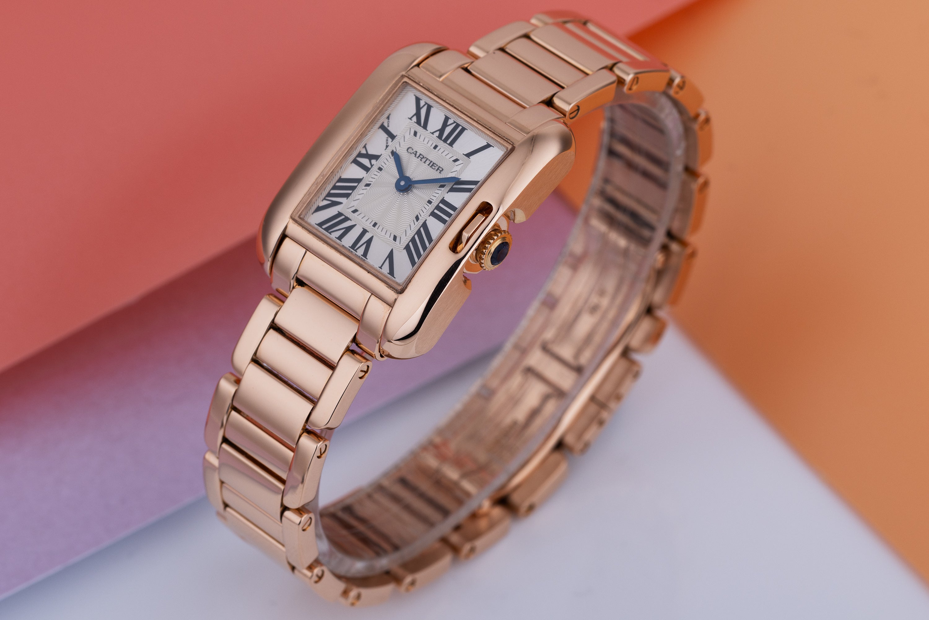 Cartier Tank Anglaise | REF. 3580 | 18k Rose Gold | 22.7mm
