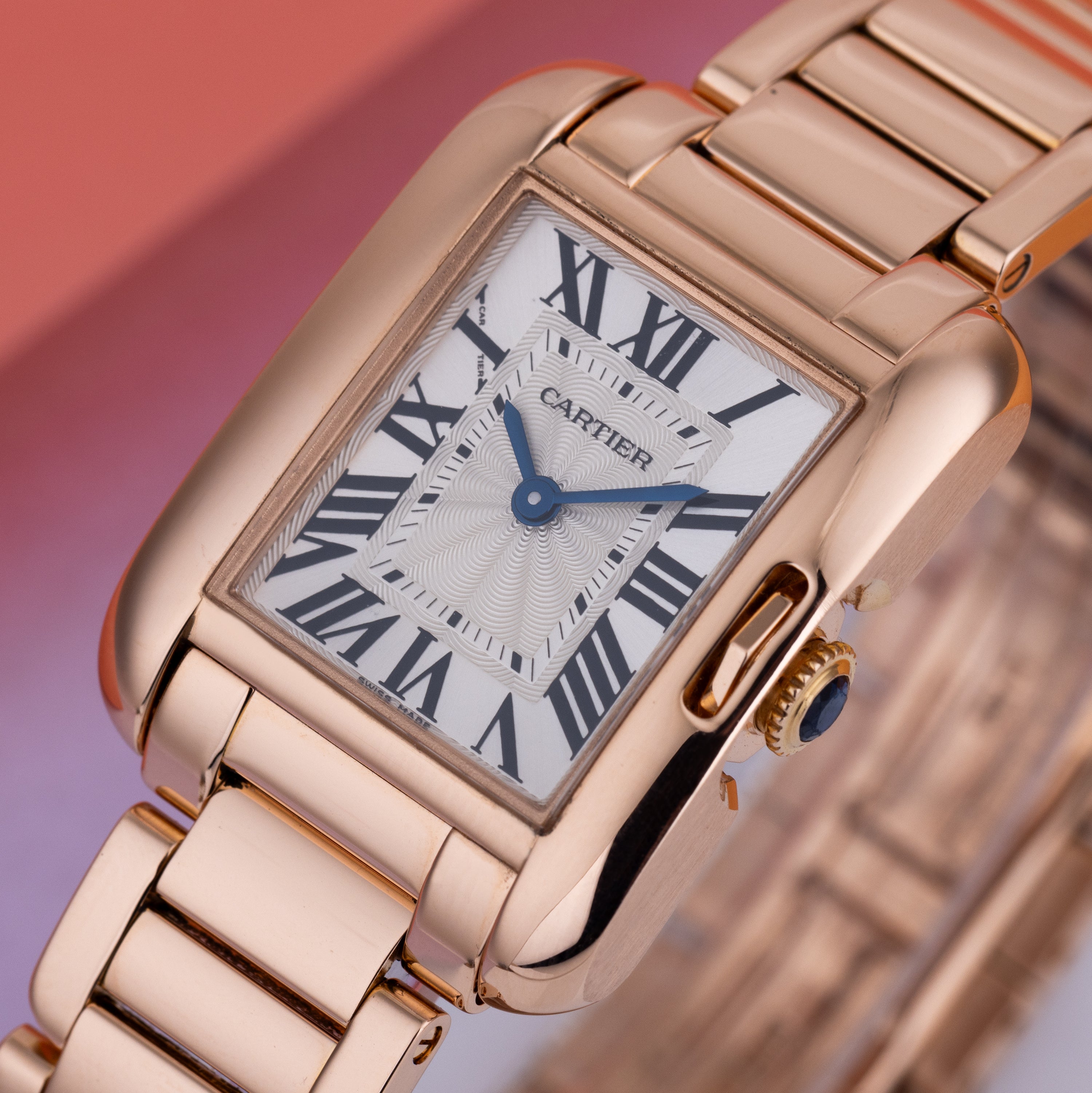 Cartier Tank Anglaise | REF. 3580 | 18k Rose Gold | 22.7mm