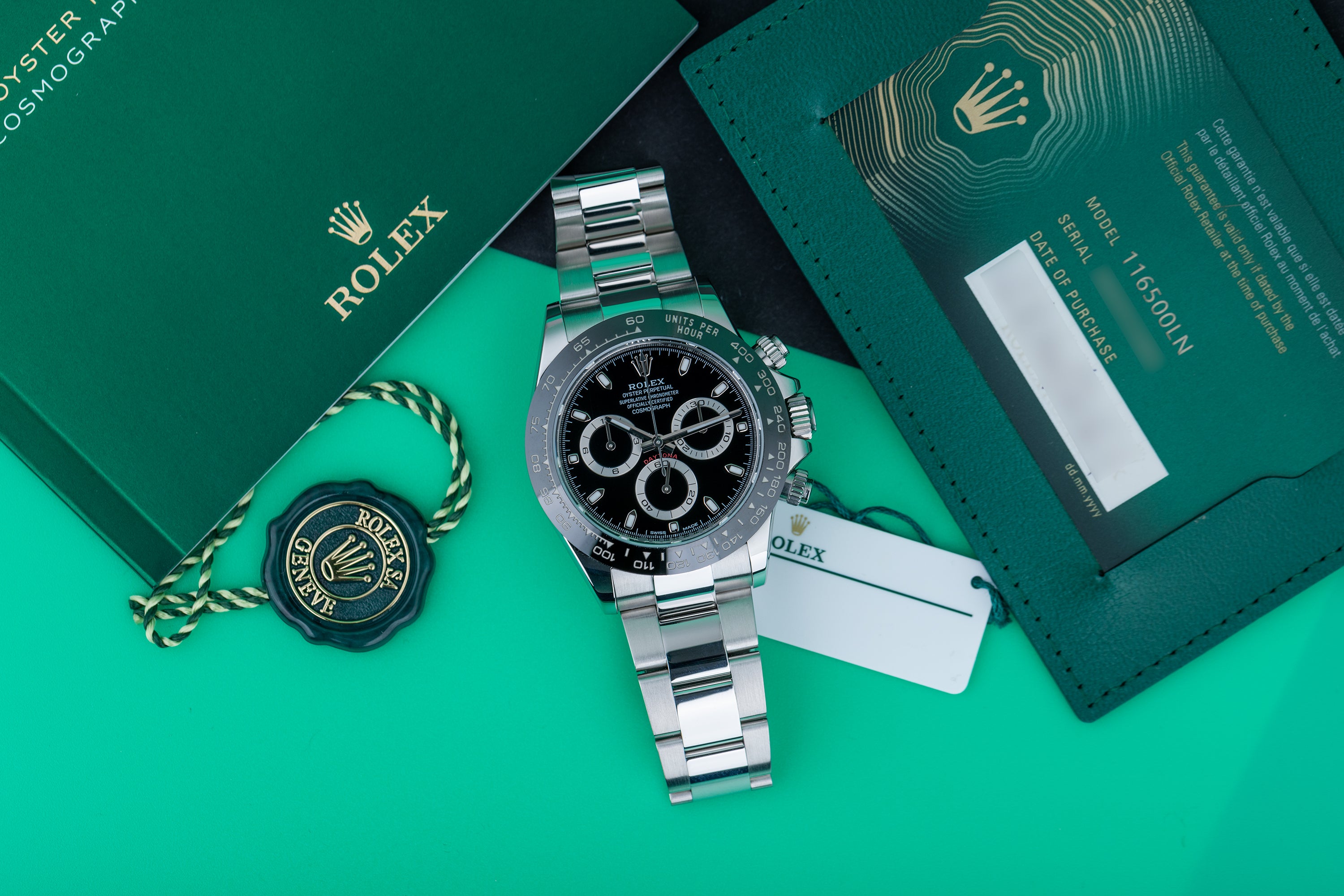 Rolex Daytona | REF. 116500LN | Black Dial | 2021 | Box & Papers | Stainless Steel