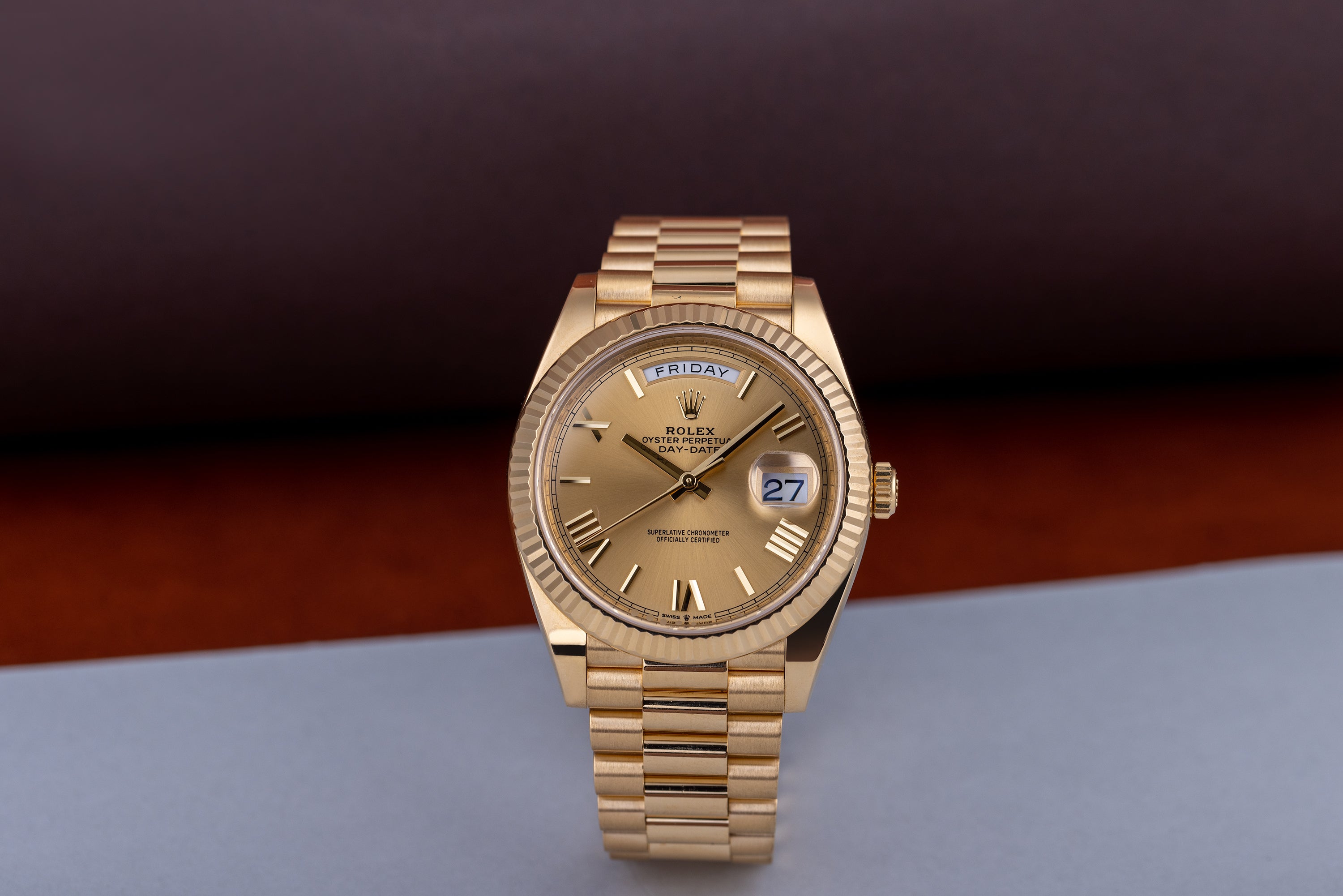 Rolex Day-Date 40 | REF. 228238 | Gold Dial | Box & Papers | 2019 | 18k Yellow Gold