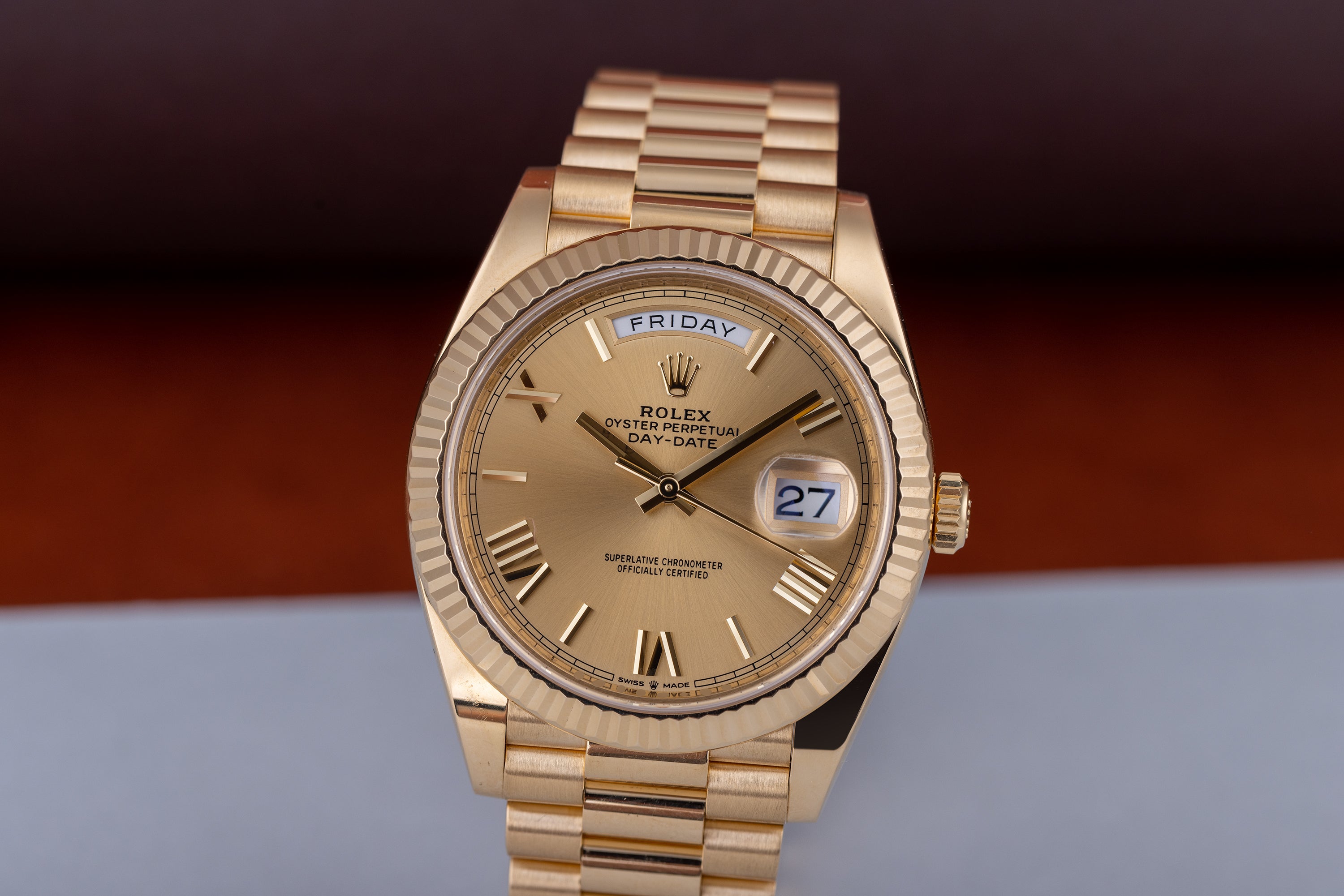 Rolex Day-Date 40 | REF. 228238 | Gold Dial | Box & Papers | 2019 | 18k Yellow Gold