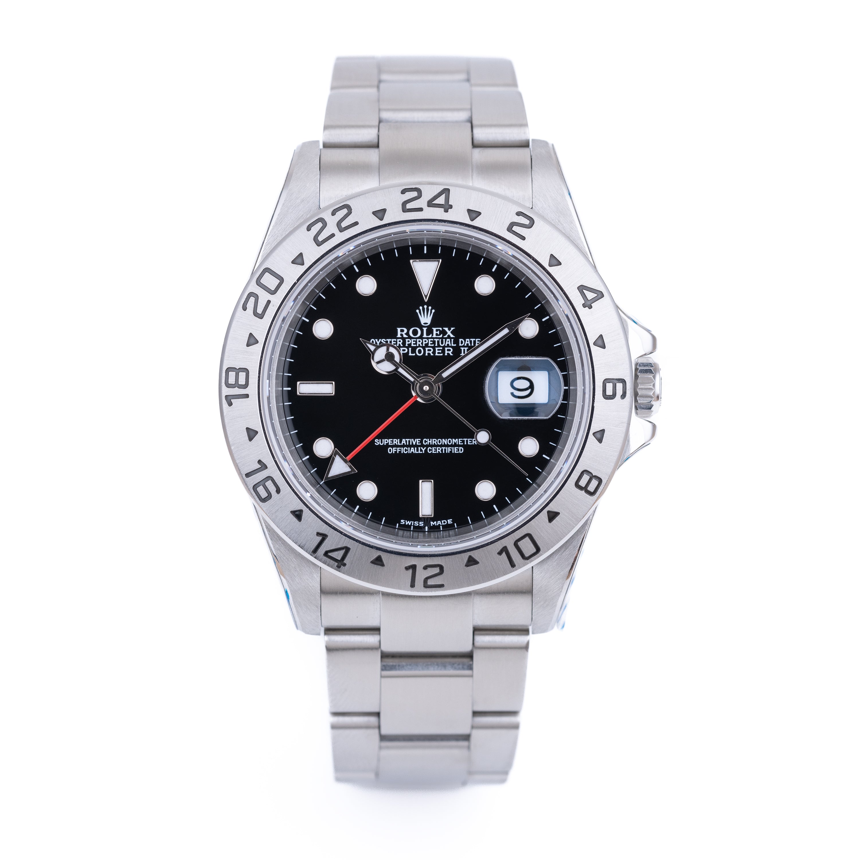Rolex Explorer II | REF. 16570T | Black Dial | Stainless Steel | Service Papers (2009, 2012 & 2023)