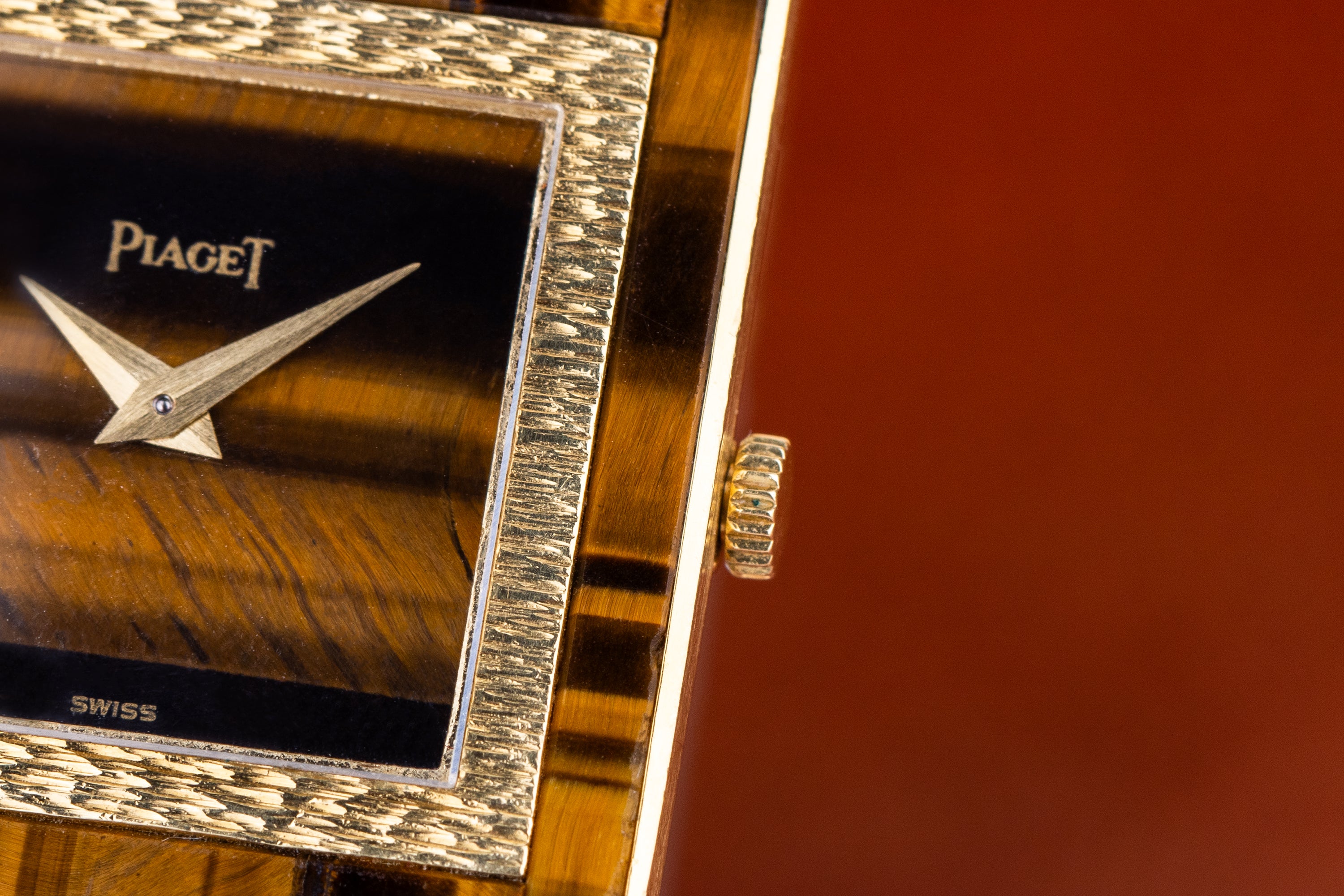 Vintage Piaget | Tiger Eye Dial And Bezel | 18k Yellow Gold | Circa 1970's | 25mm