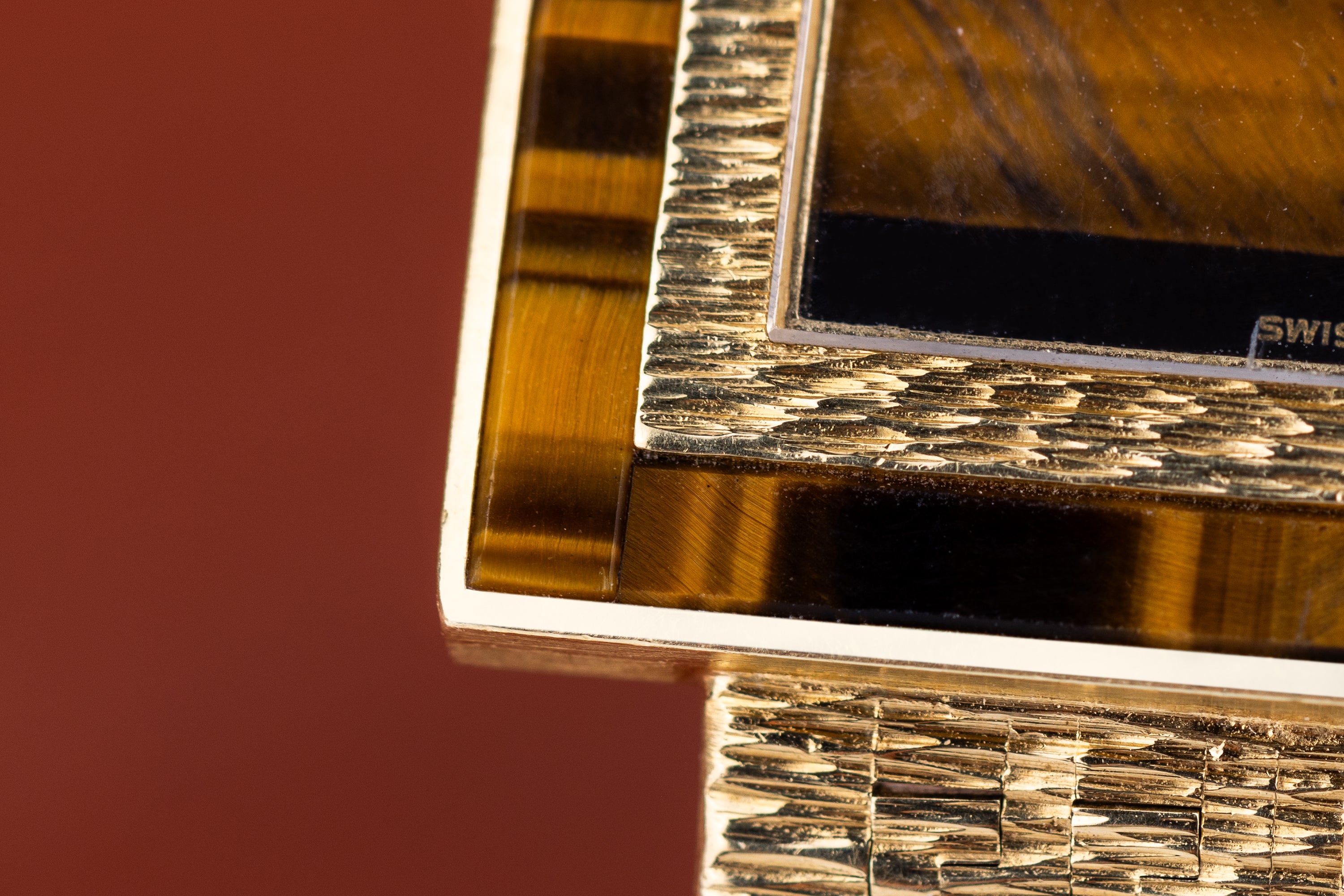 Vintage Piaget | Tiger Eye Dial And Bezel | 18k Yellow Gold | Circa 1970's | 25mm