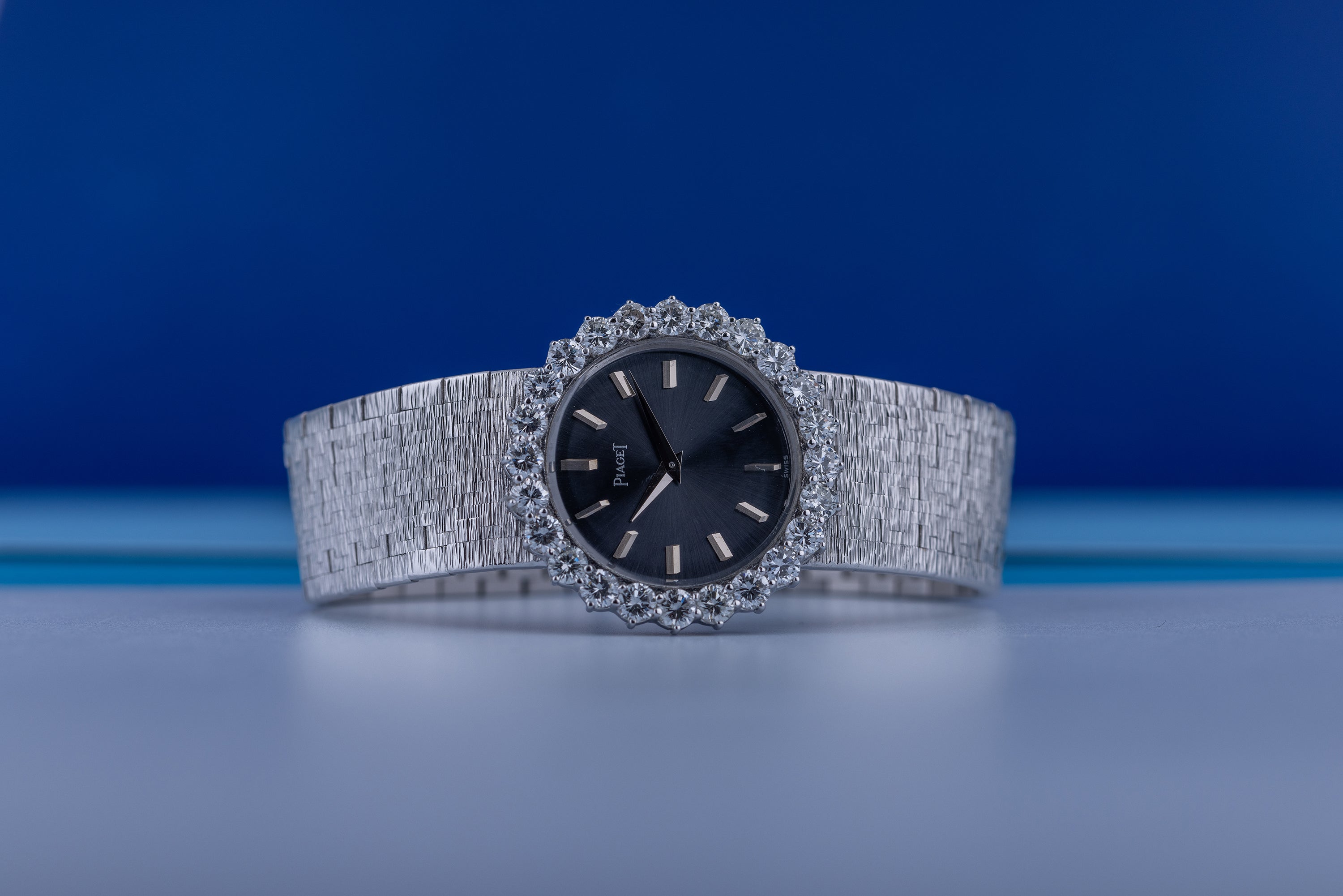 Piaget Lady Wristwatch | REF. 9171 A 6 | 18k White Gold | Diamond Bezel | Circa 1980s