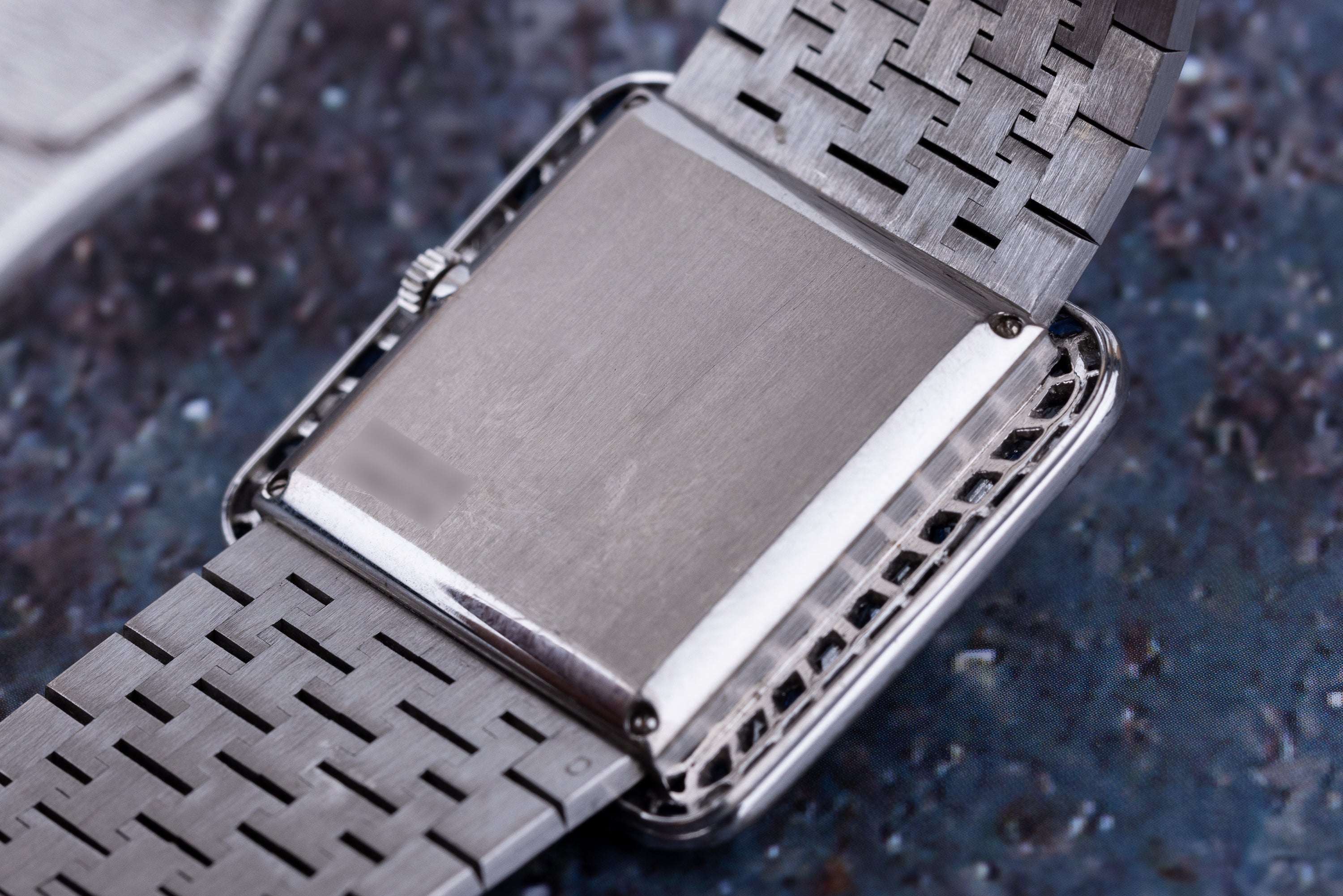 Vintage Piaget | REF. 9366A6 | Diamond & Sapphire Bezel | 18k White Gold | 30mm | 1970's