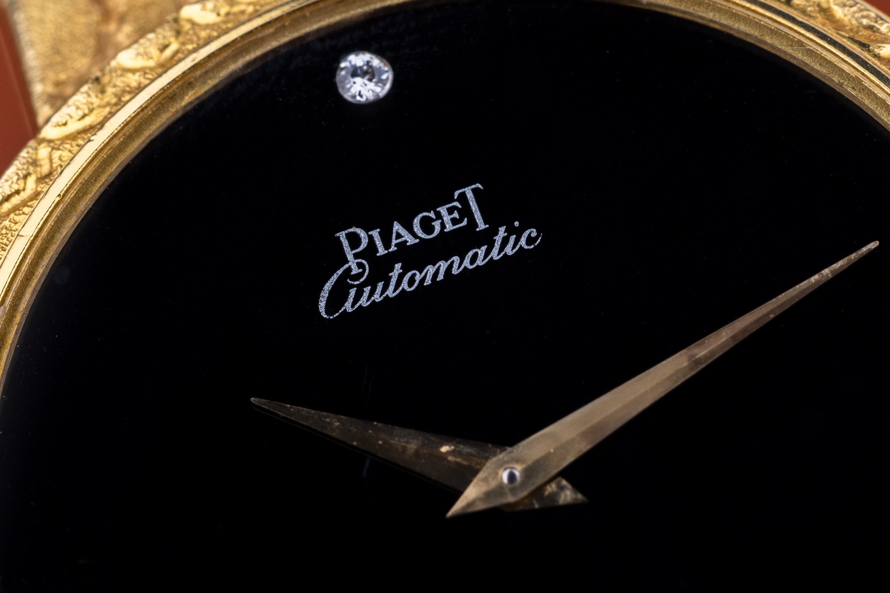 Vintage Piaget | Onyx Dial & Diamond Dial | Automatic | 18k Yellow Gold | Circa 1980's | 34mm