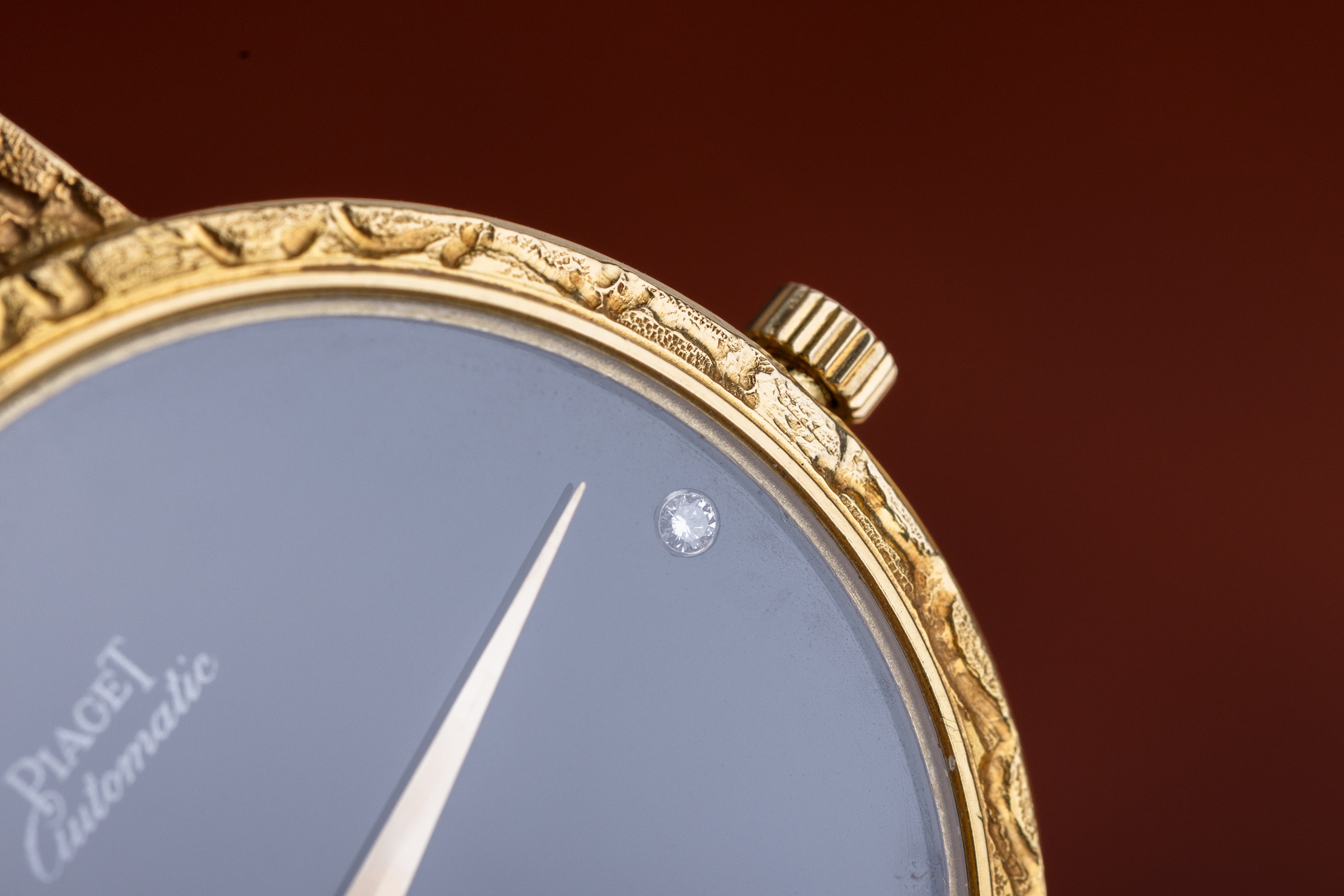 Vintage Piaget | Onyx Dial & Diamond Dial | Automatic | 18k Yellow Gold | Circa 1980's | 34mm