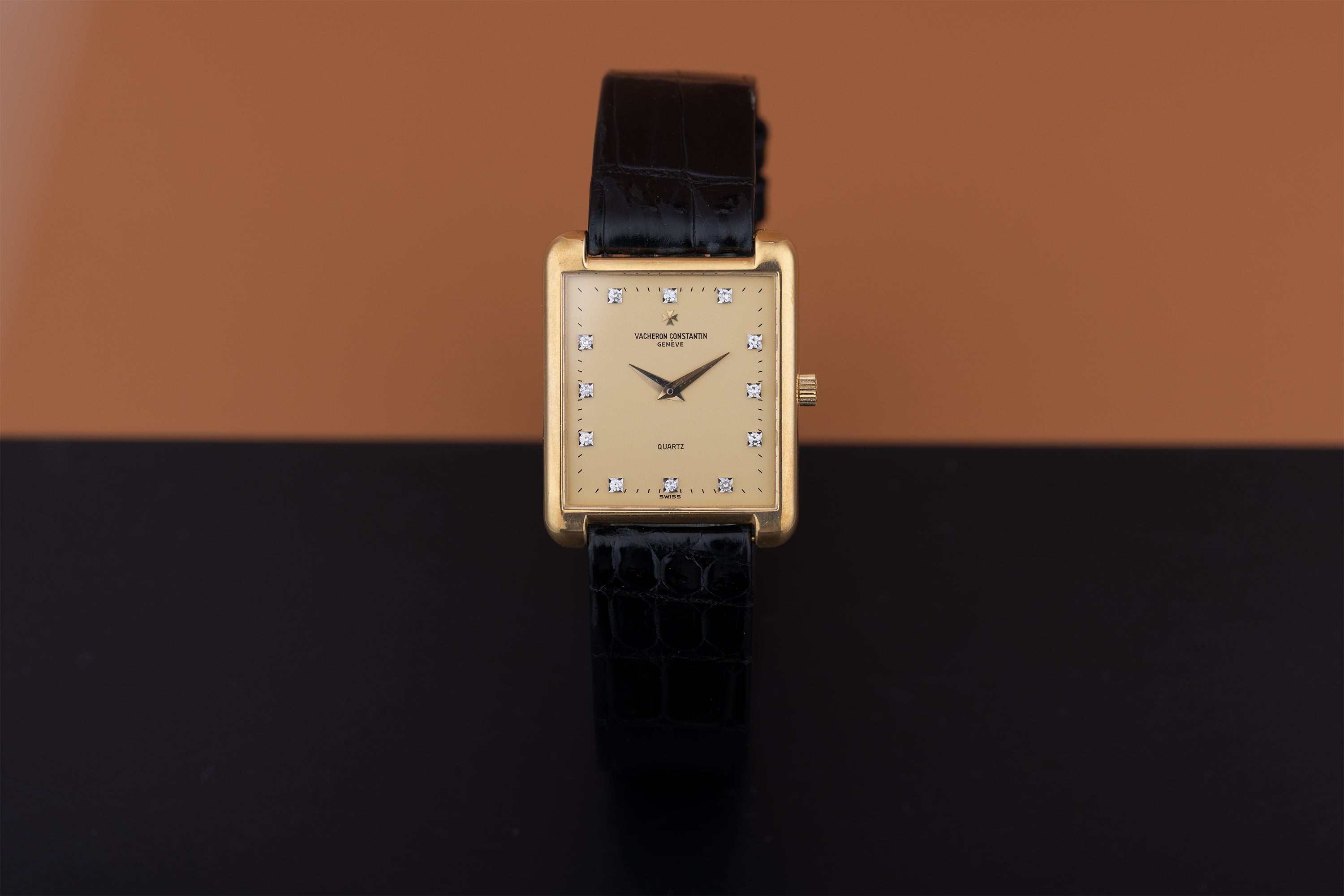 New Old Stock: Vacheron Constantin Diamond Vintage Watch | 18k Yellow Gold | 23mm | 1970s