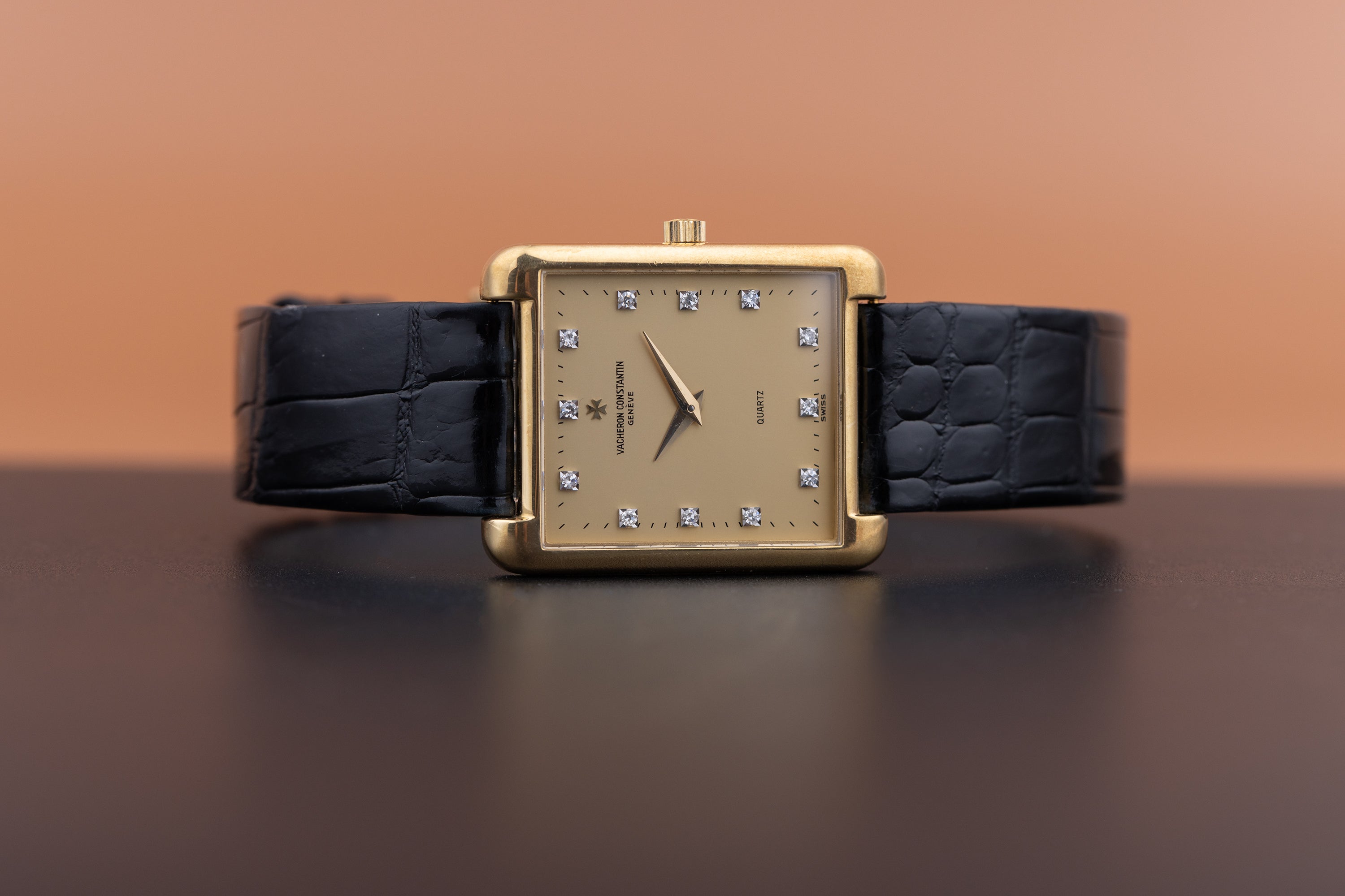 New Old Stock: Vacheron Constantin Diamond Vintage Watch | 18k Yellow Gold | 23mm | 1970s