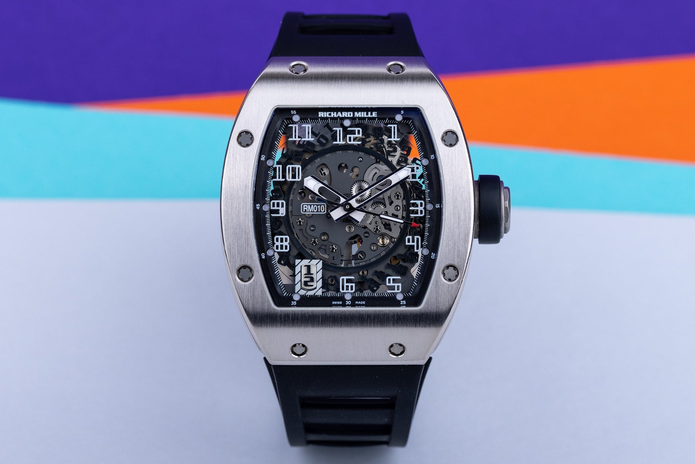 Richard Mille | REF. RM010 AG WG | 18k White Gold | Box & Papers | 2007