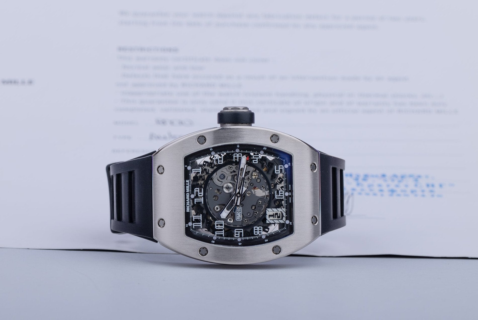 Richard Mille | REF. RM010 AG WG | 18k White Gold | Box & Papers | 2007