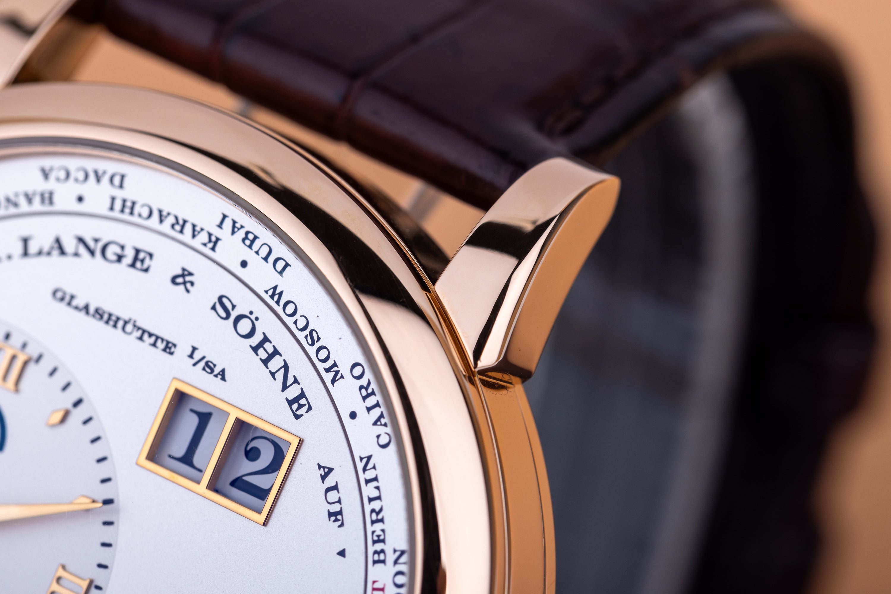 A. Lange & Söhne Lange 1 Time Zone | REF. 116.032 | 18k Rose Gold | Silver Dial | Box & Papers | 2009