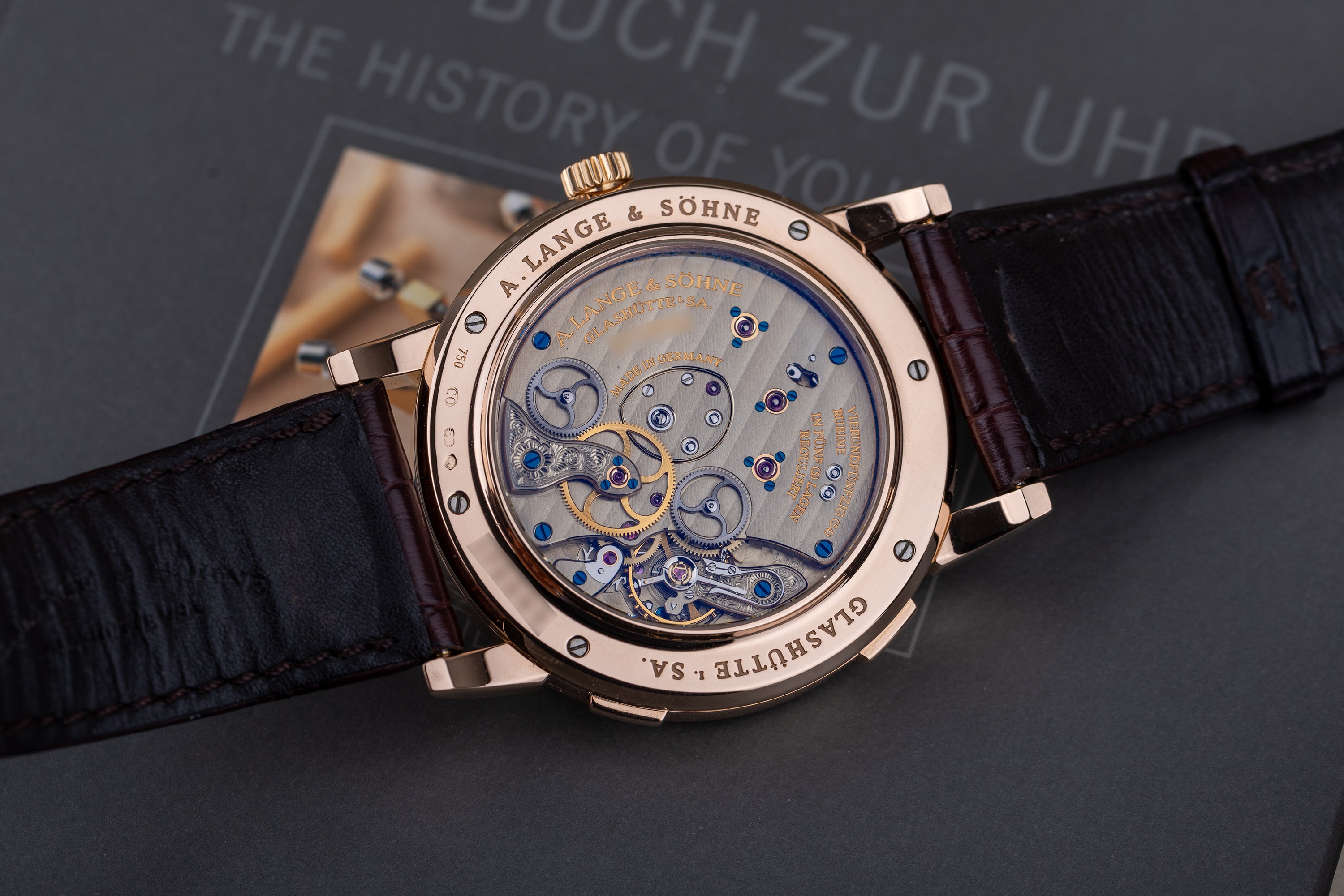 A. Lange & Söhne Lange 1 Time Zone | REF. 116.032 | 18k Rose Gold | Silver Dial | Box & Papers | 2009