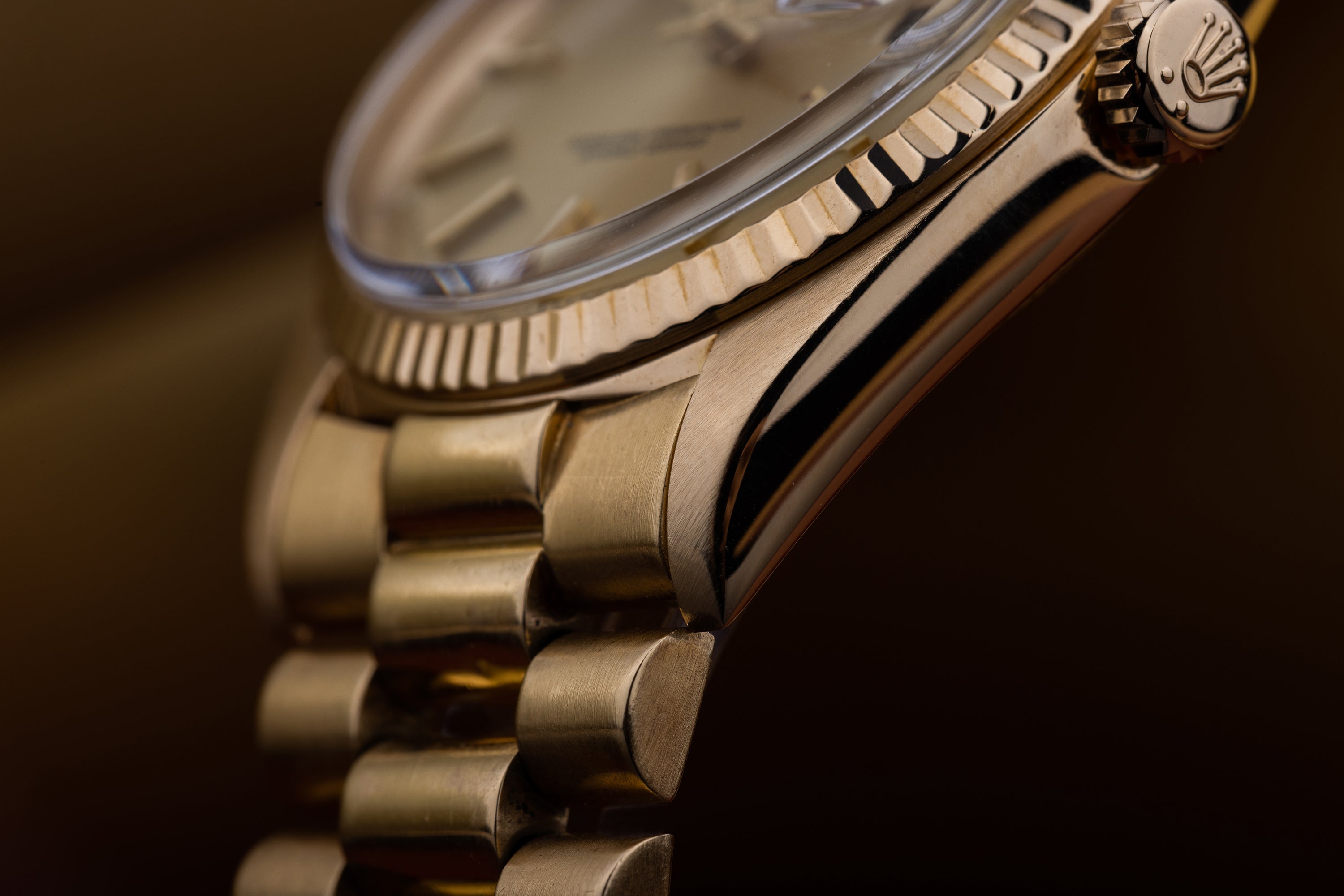 Rolex DateJust 36 | REF. 1601/8 | Gold Dial | 18k Yellow Gold | Rolex Service Papers