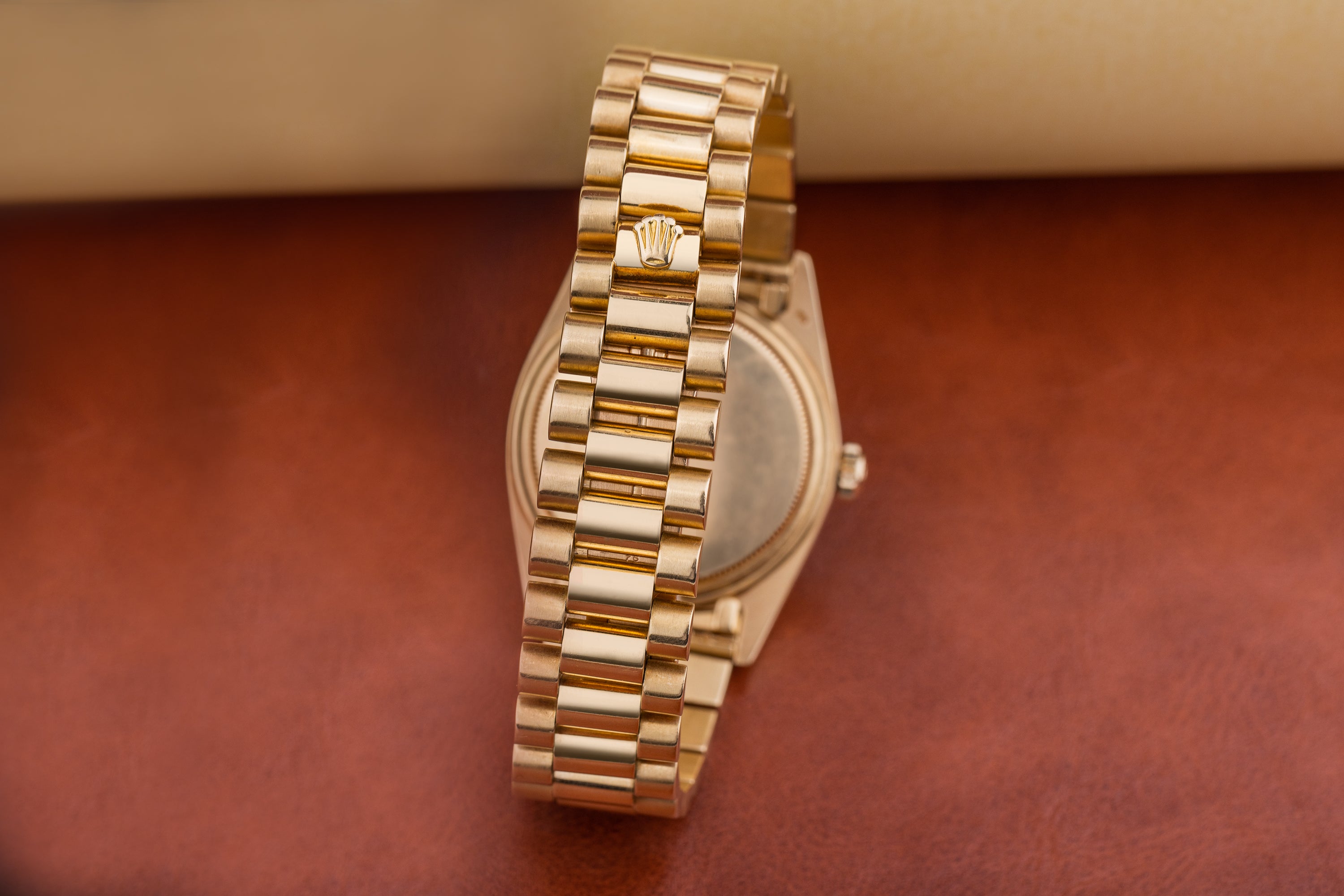Rolex DateJust 36 | REF. 1601/8 | Gold Dial | 18k Yellow Gold | Rolex Service Papers